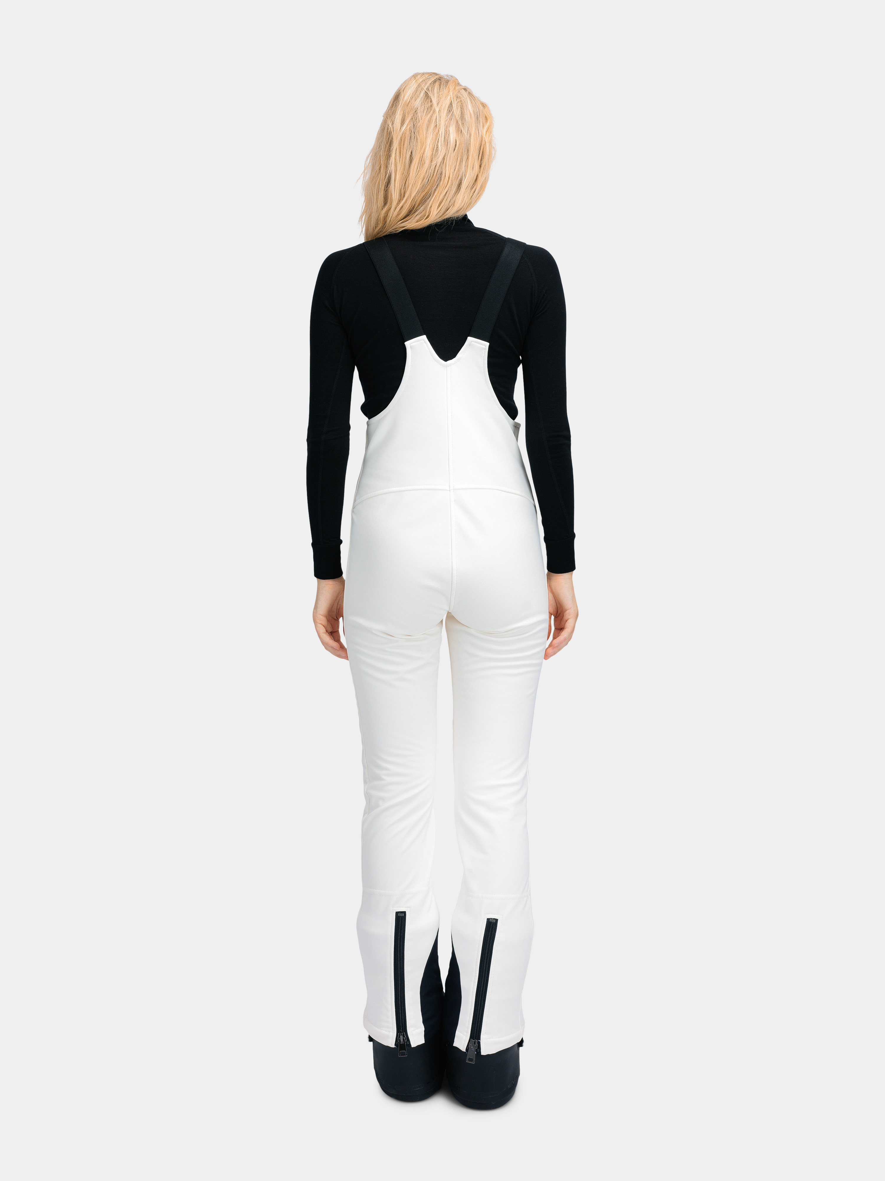 Sirdal High Waist Ski Pants Offwhite