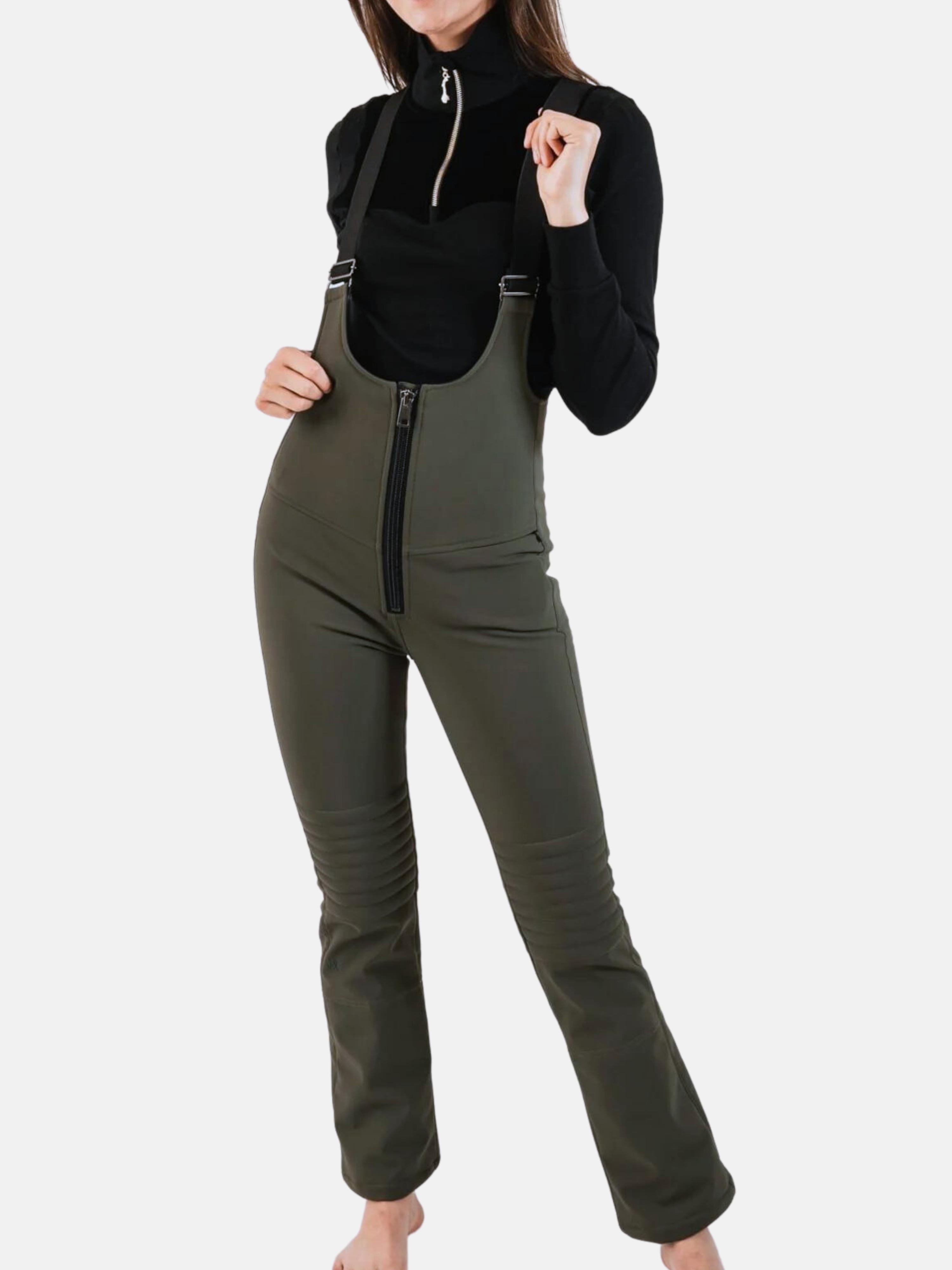 Sirdal High Waist Ski Pants Green