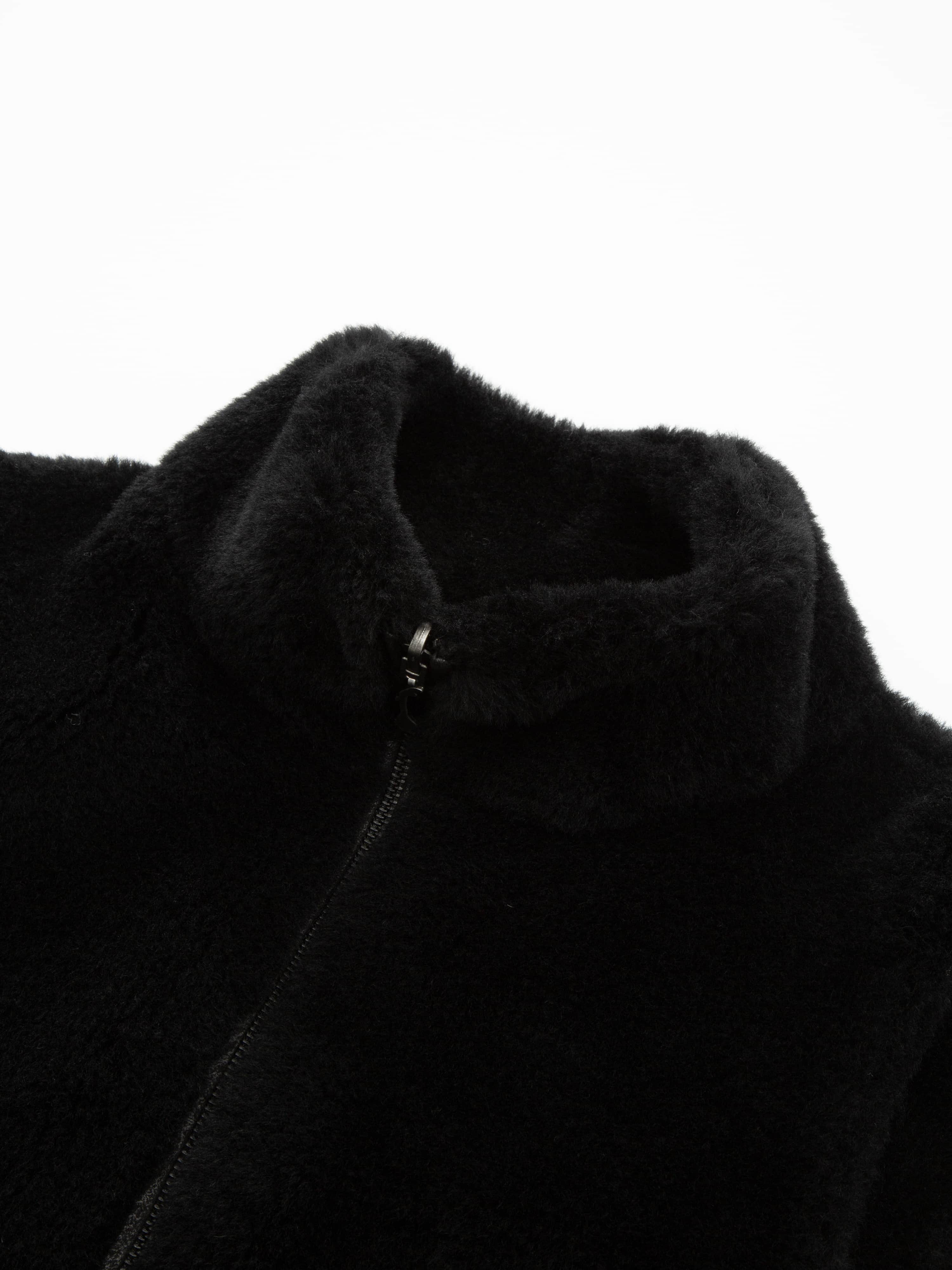 Solveggen Vest Pile Black - Woolland