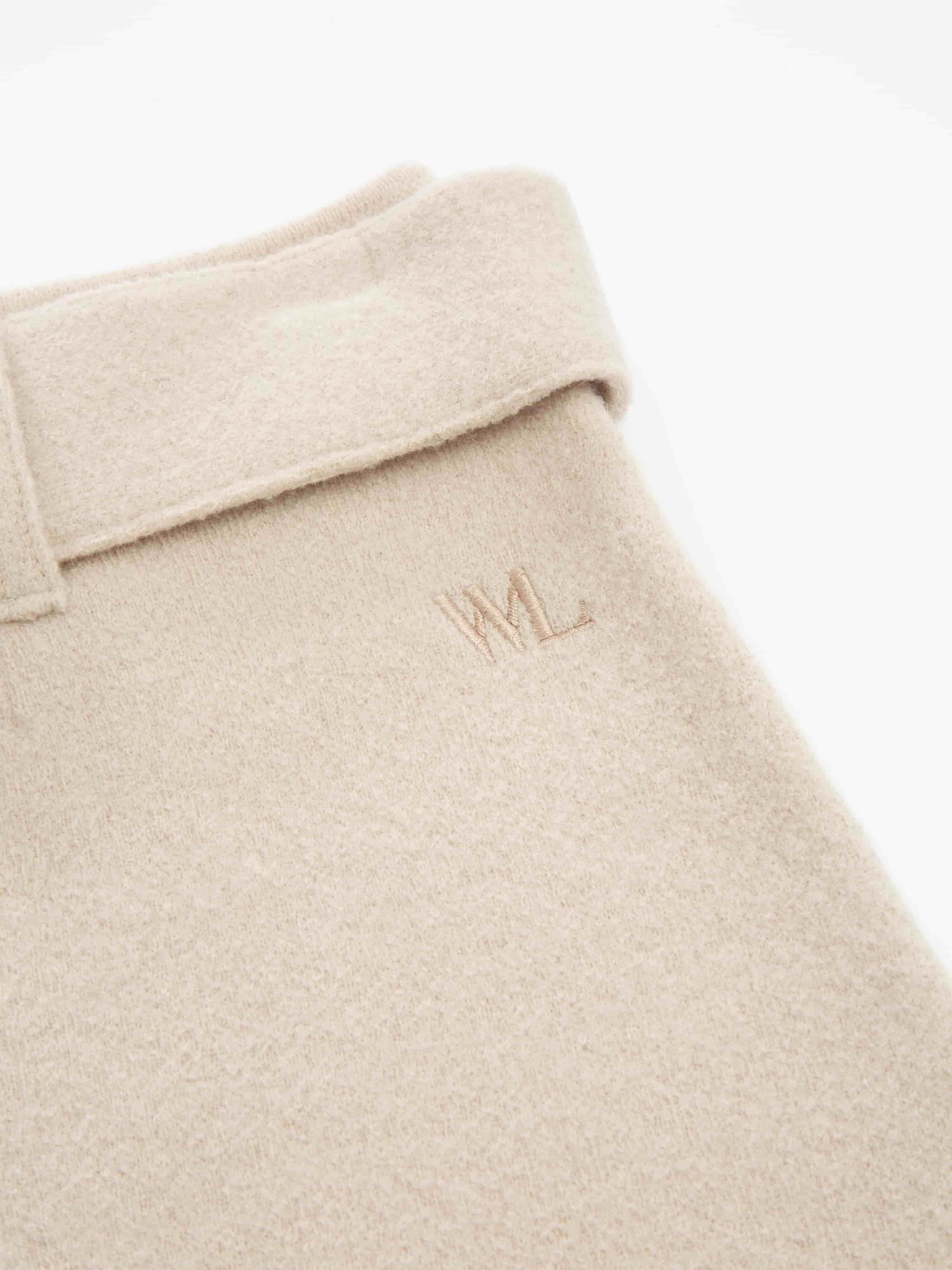 Trolltunga Bouclé Skirt Beige