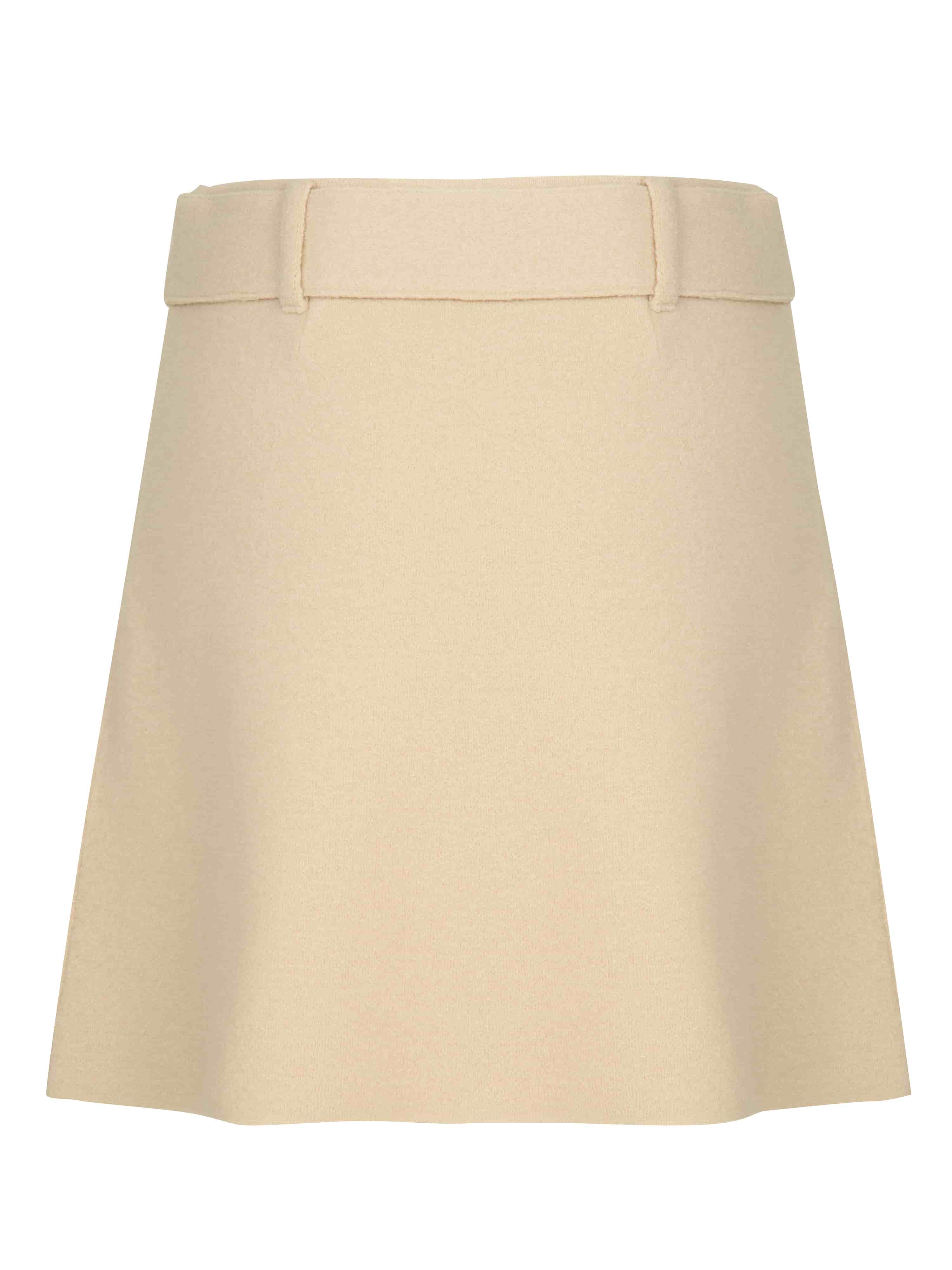 Trolltunga Bouclé Skirt Beige