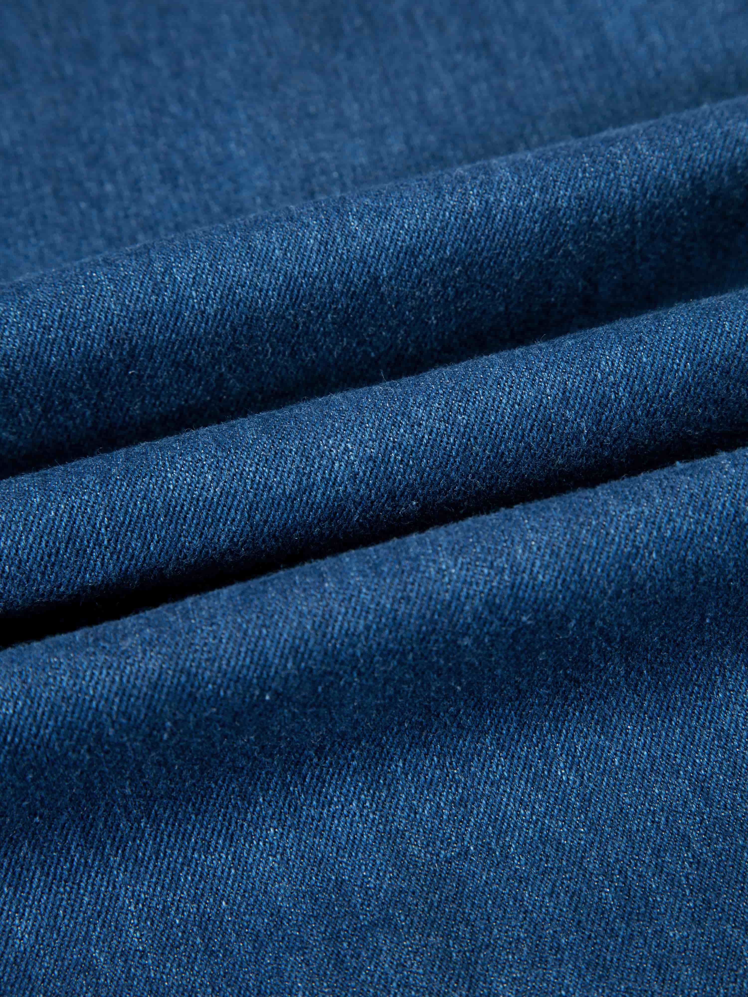 Tromsø Wool Flare Jeans Blue