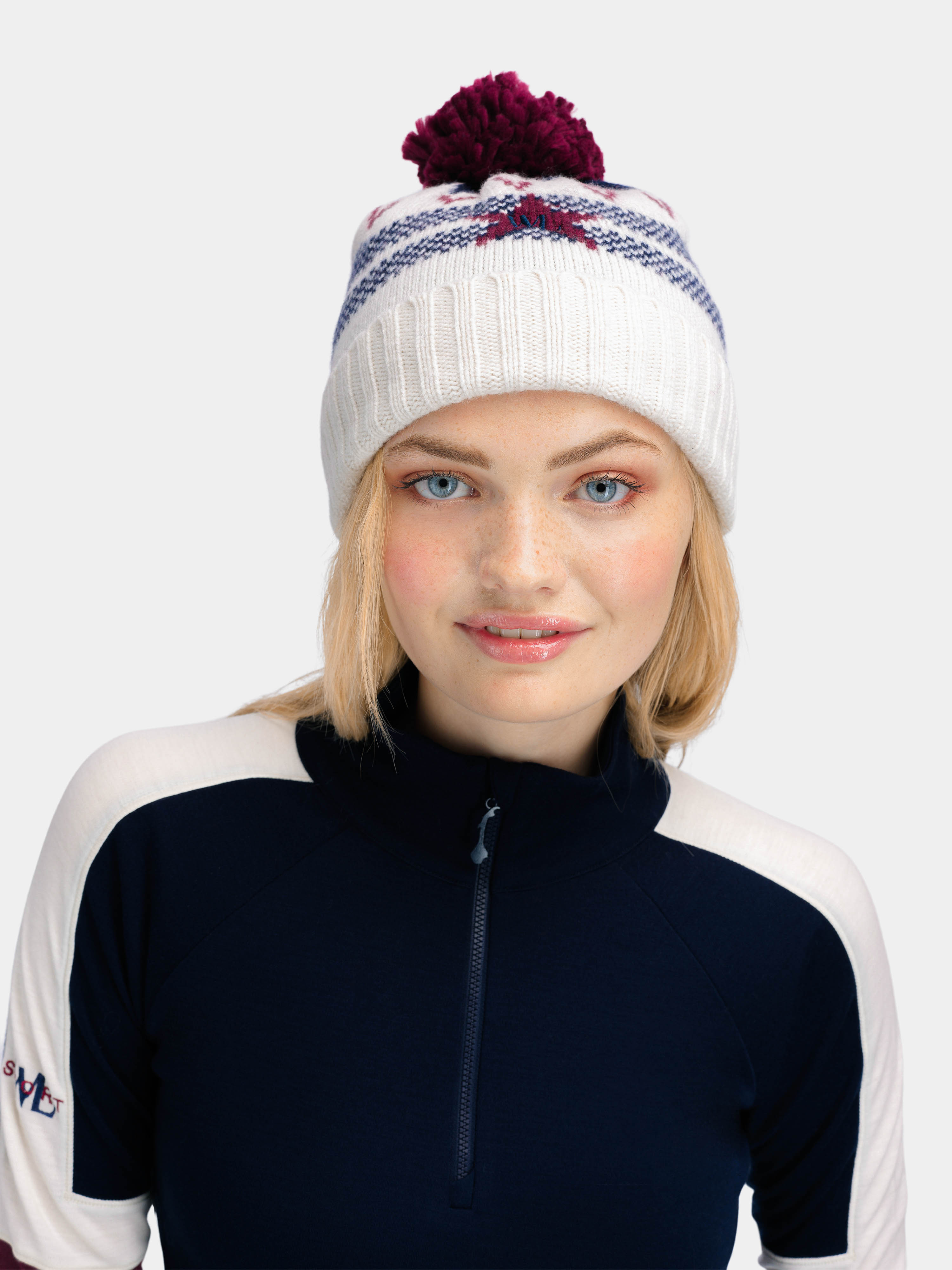 Veslepiggen Knitted Hat Cream