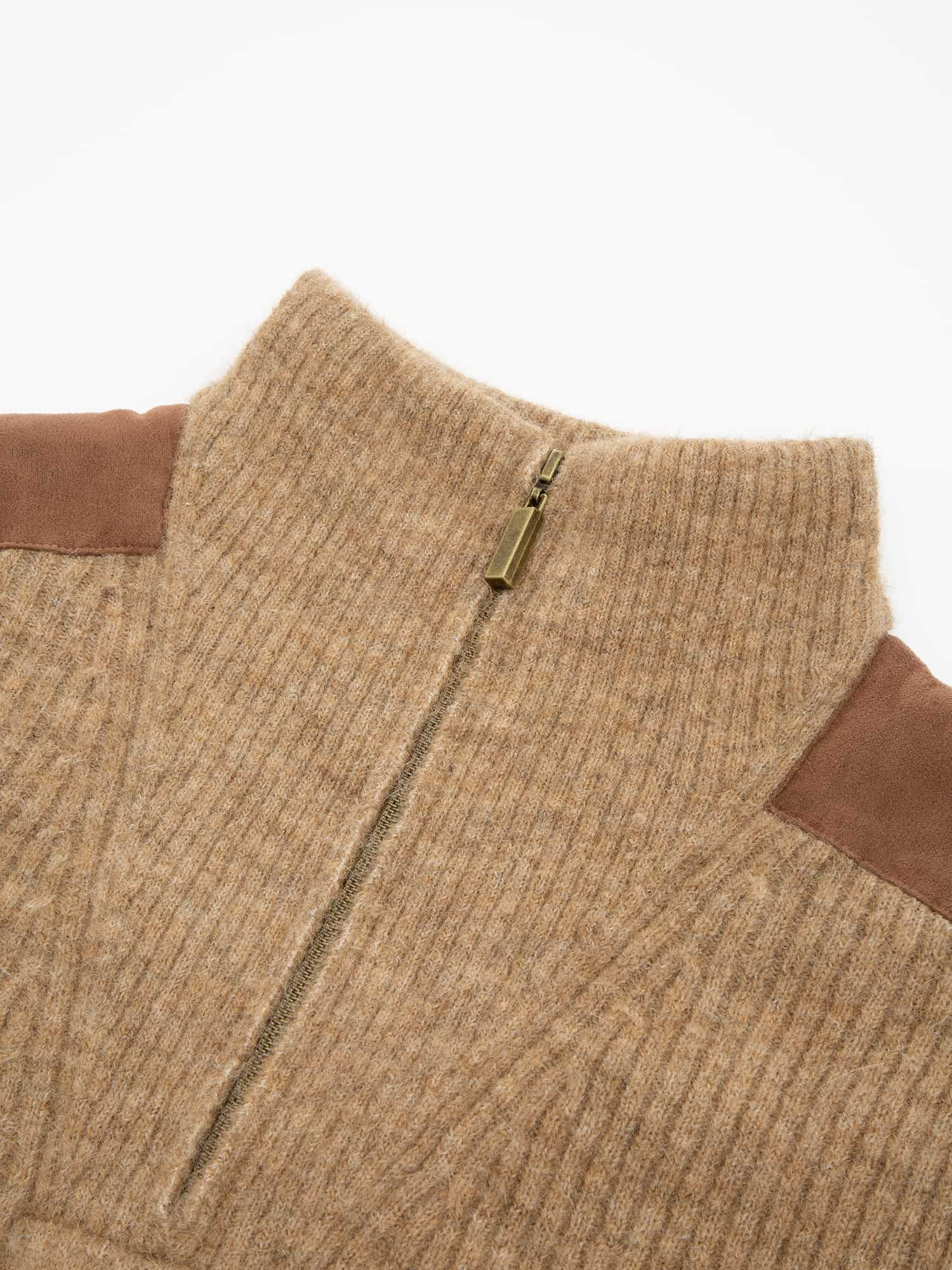 Loen Alpaca Knit Sweater Walnut