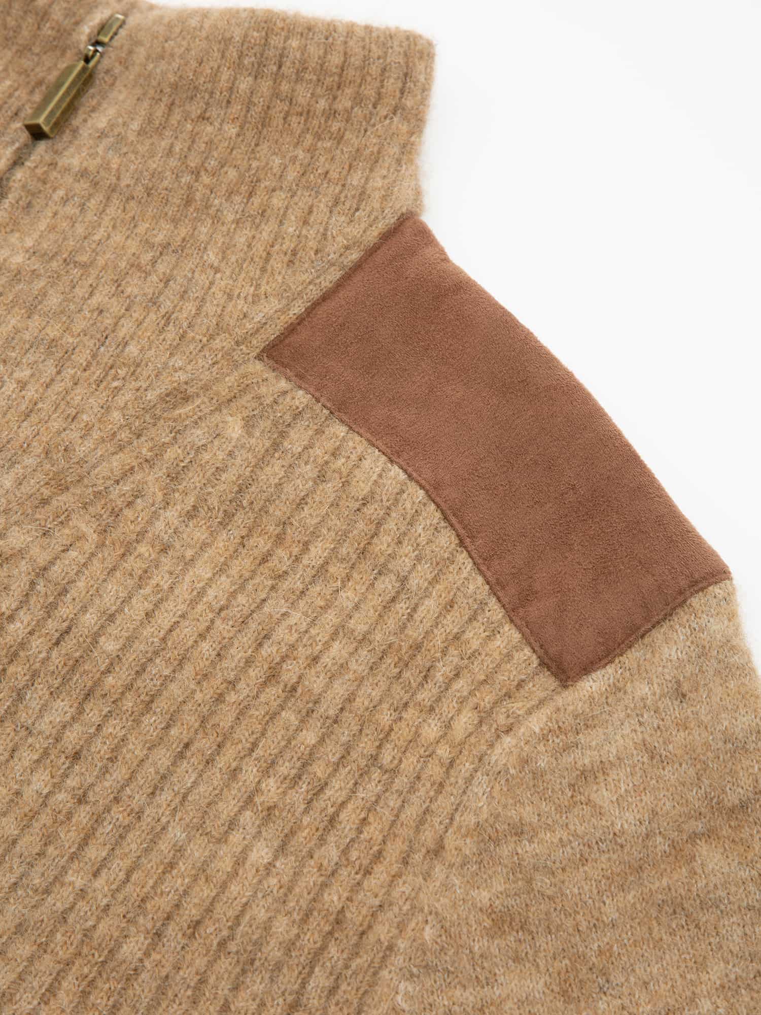 Loen Alpaca Knit Sweater Walnut