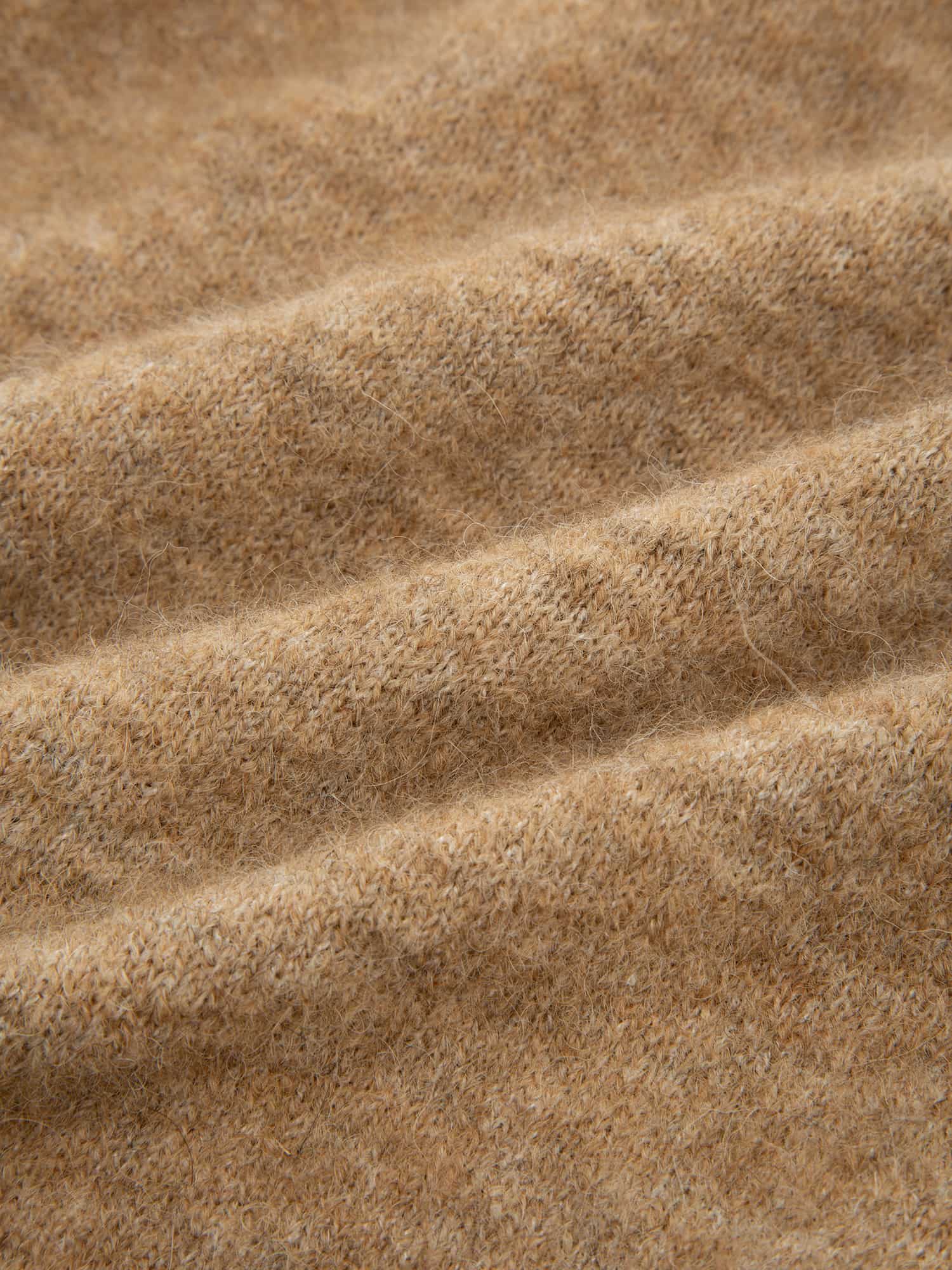 Loen Alpaca Knit Sweater Walnut