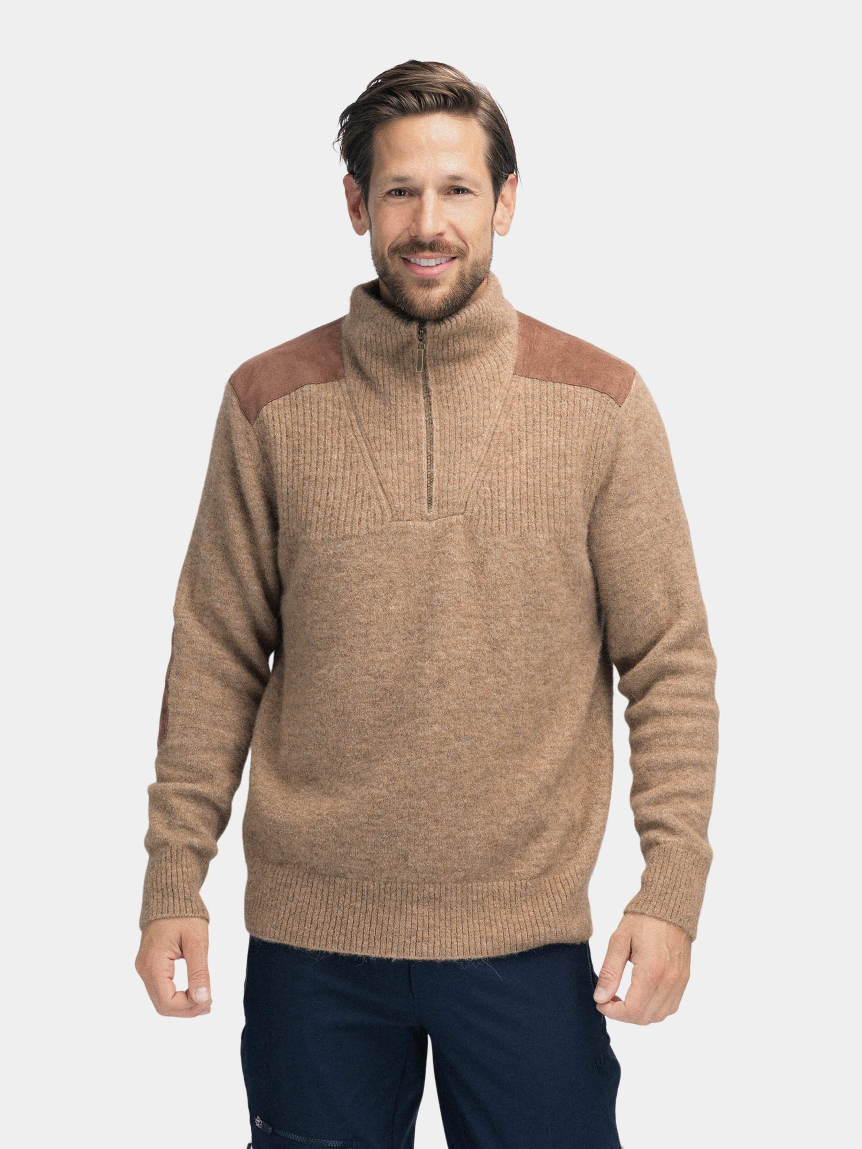 Loen Alpaca Knit Sweater Walnut