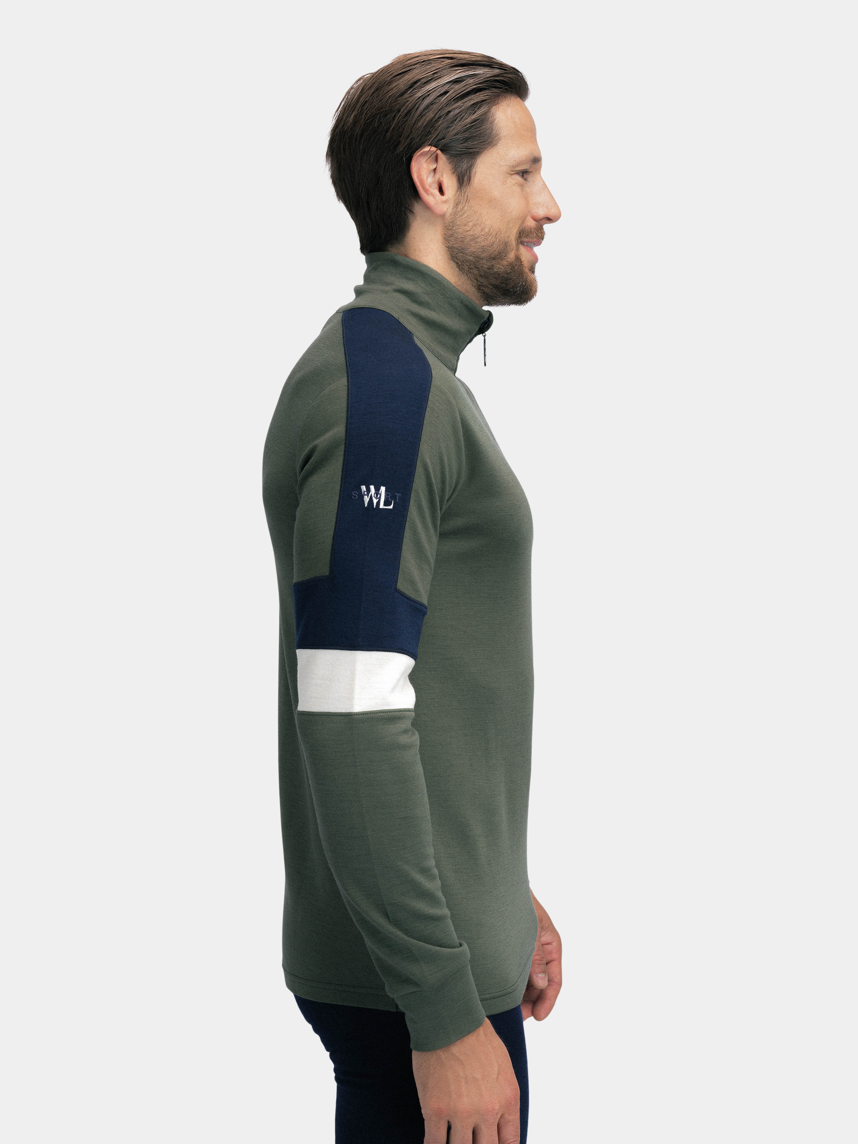 Rauland Merino Base Layer Top Green