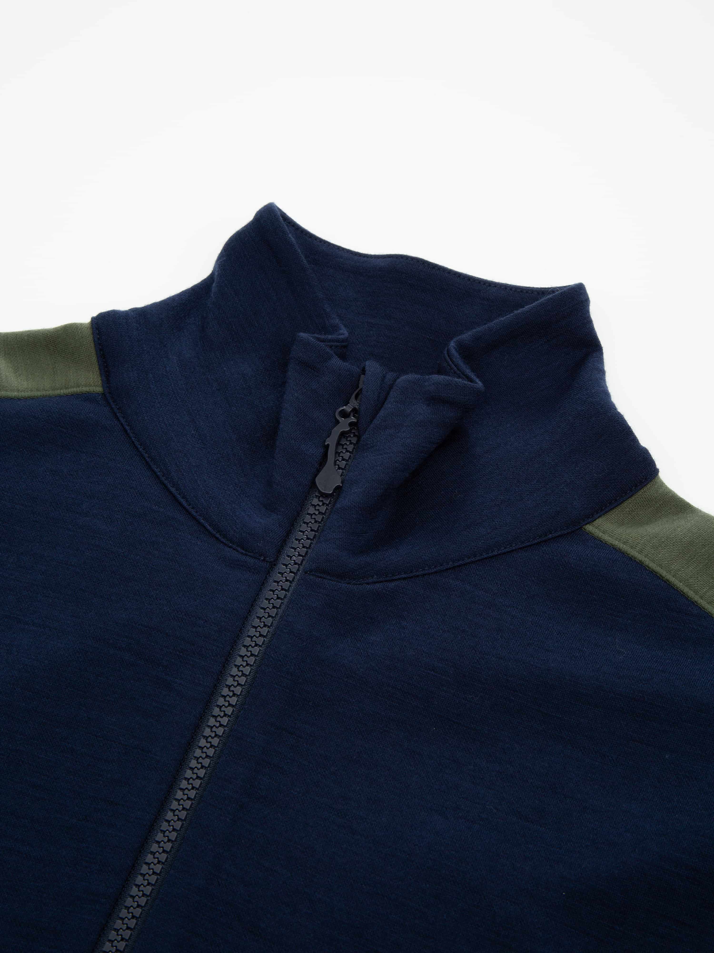 Rauland Merino Base Layer Top Blue Ink