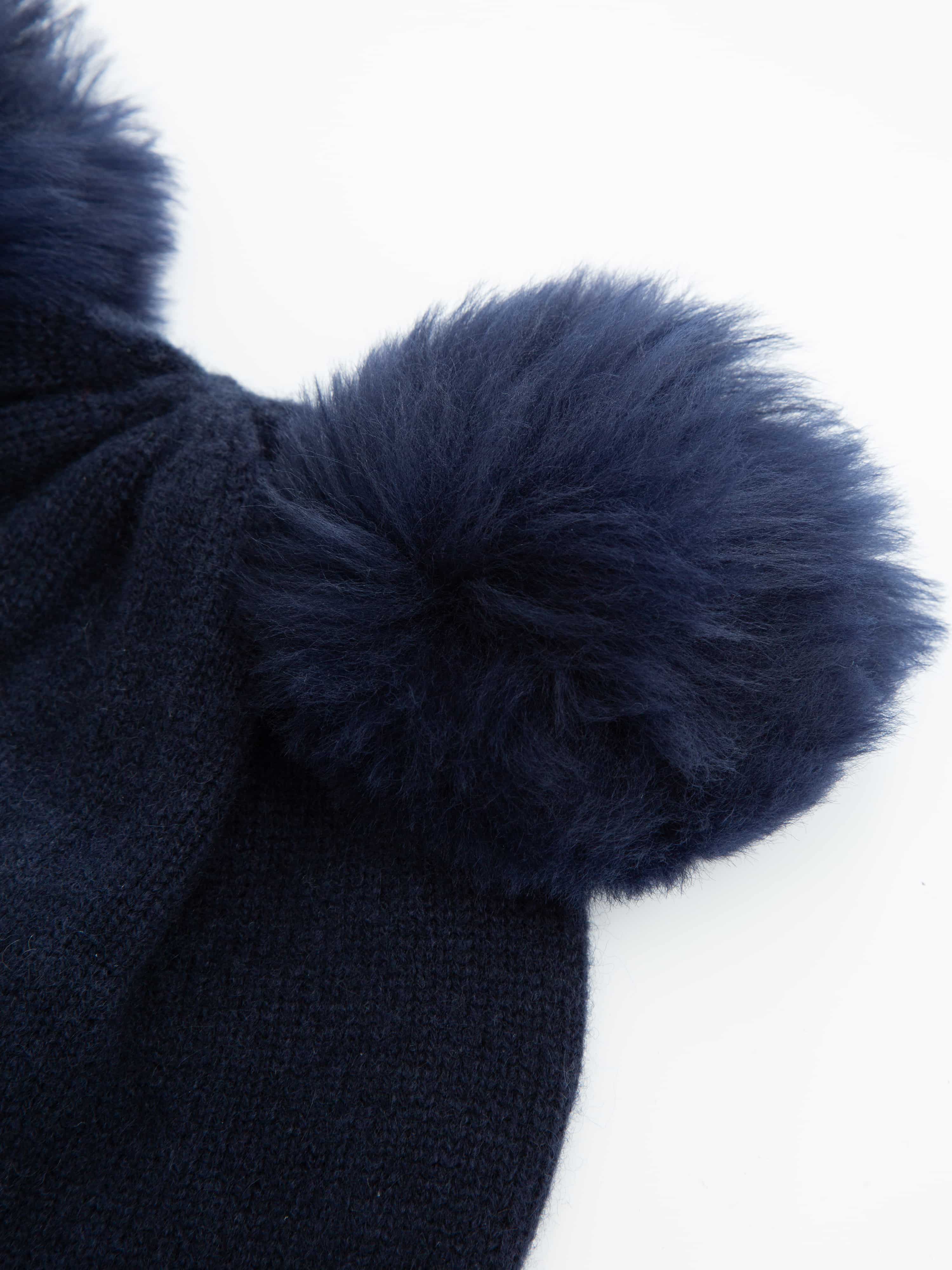 Moss Baby Hat  Blue