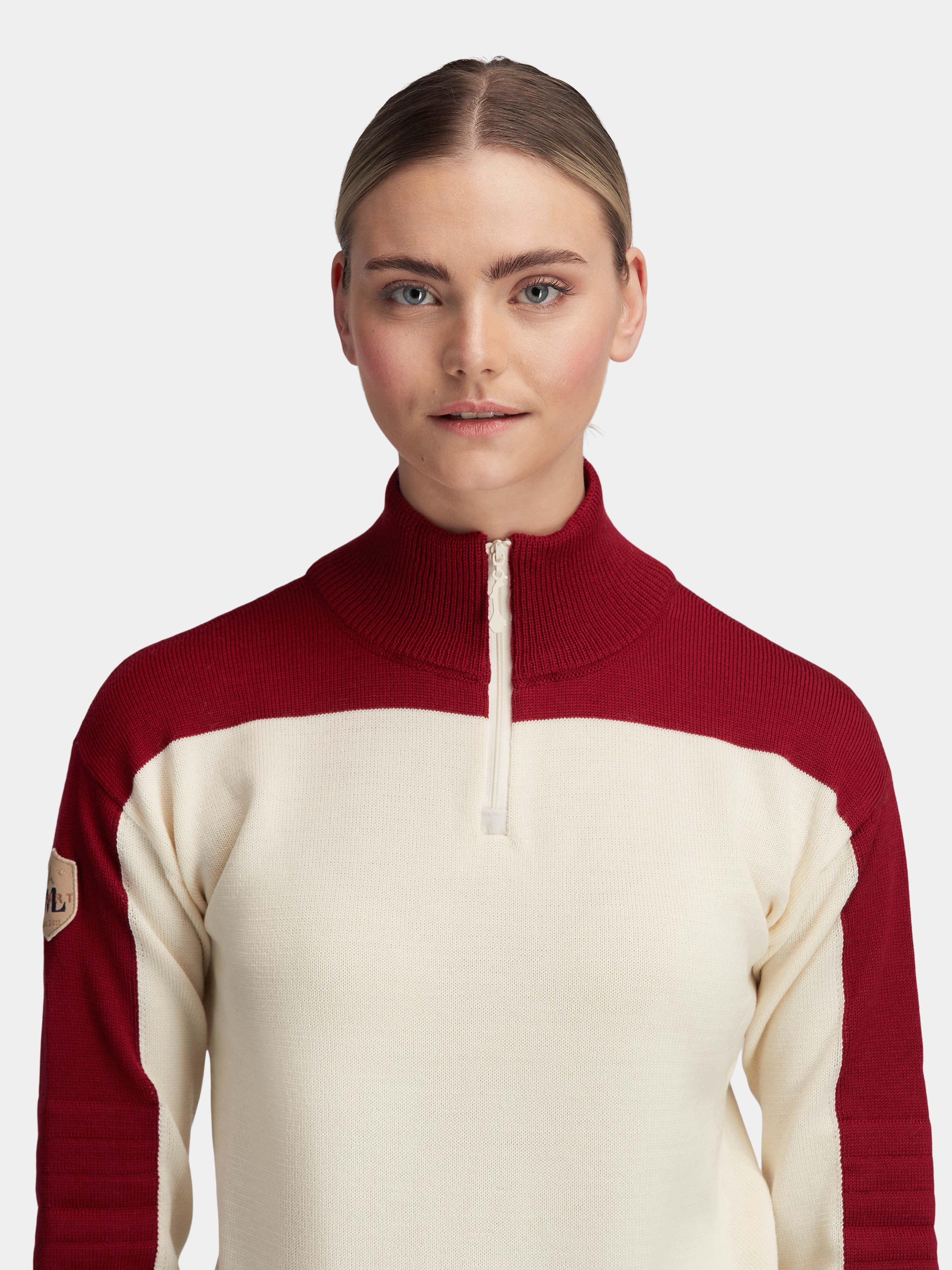 Gol Explorer Knitted Half-zip Sweater Snow White