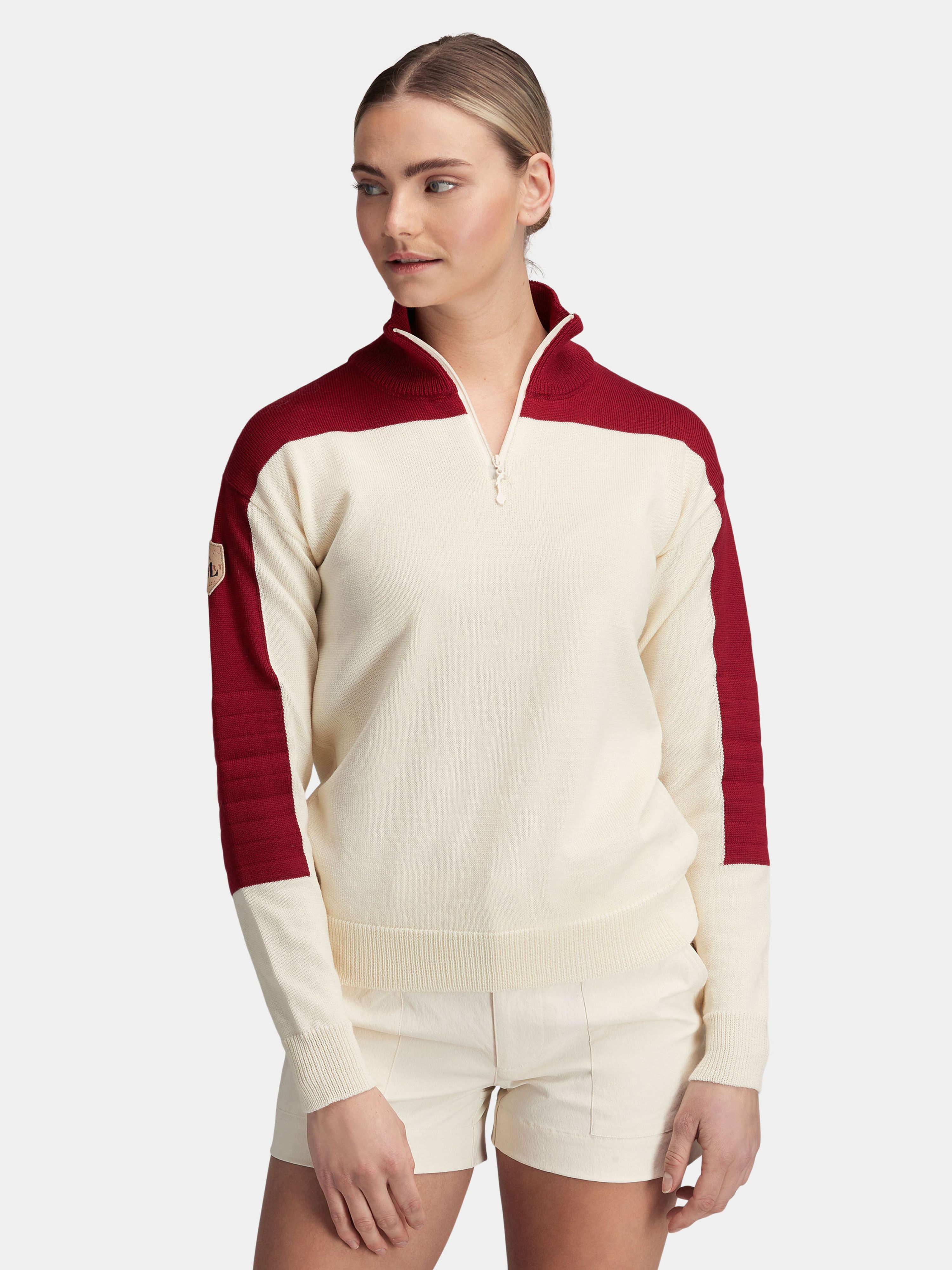 Gol Explorer Knitted Half-zip Sweater Snow White