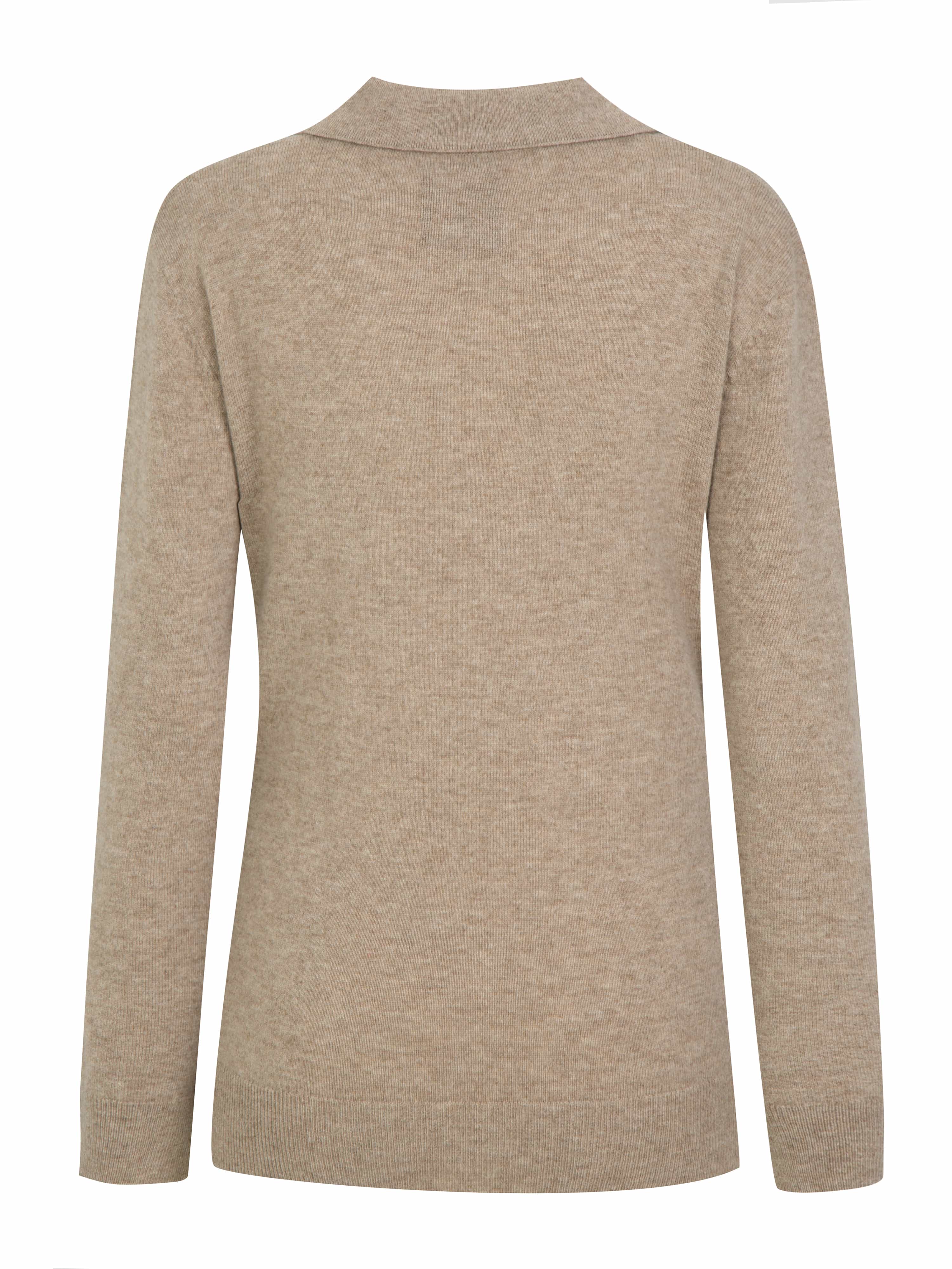 Lindesnes Knitted Long Sleeve Top Light Smoke