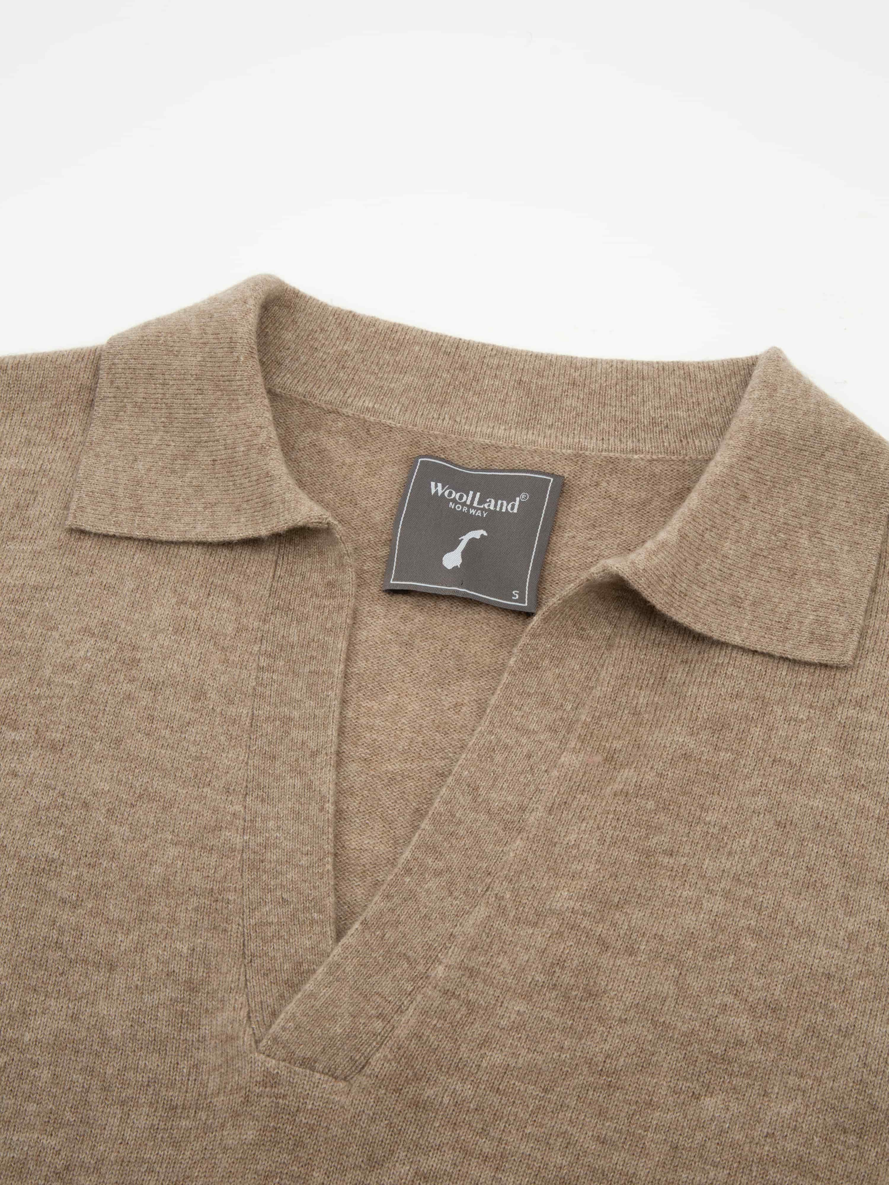 Lindesnes Knitted Long Sleeve Top Light Smoke