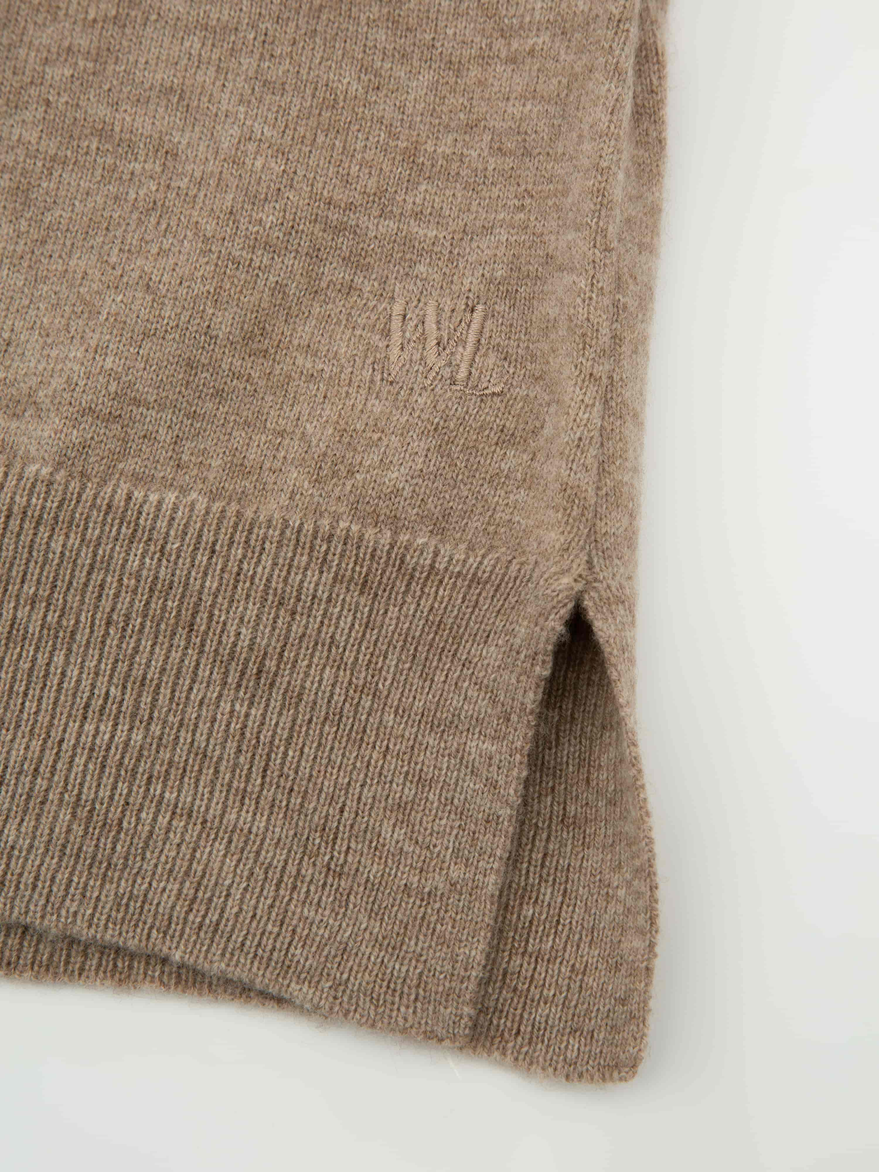 Lindesnes Knitted Long Sleeve Top Light Smoke