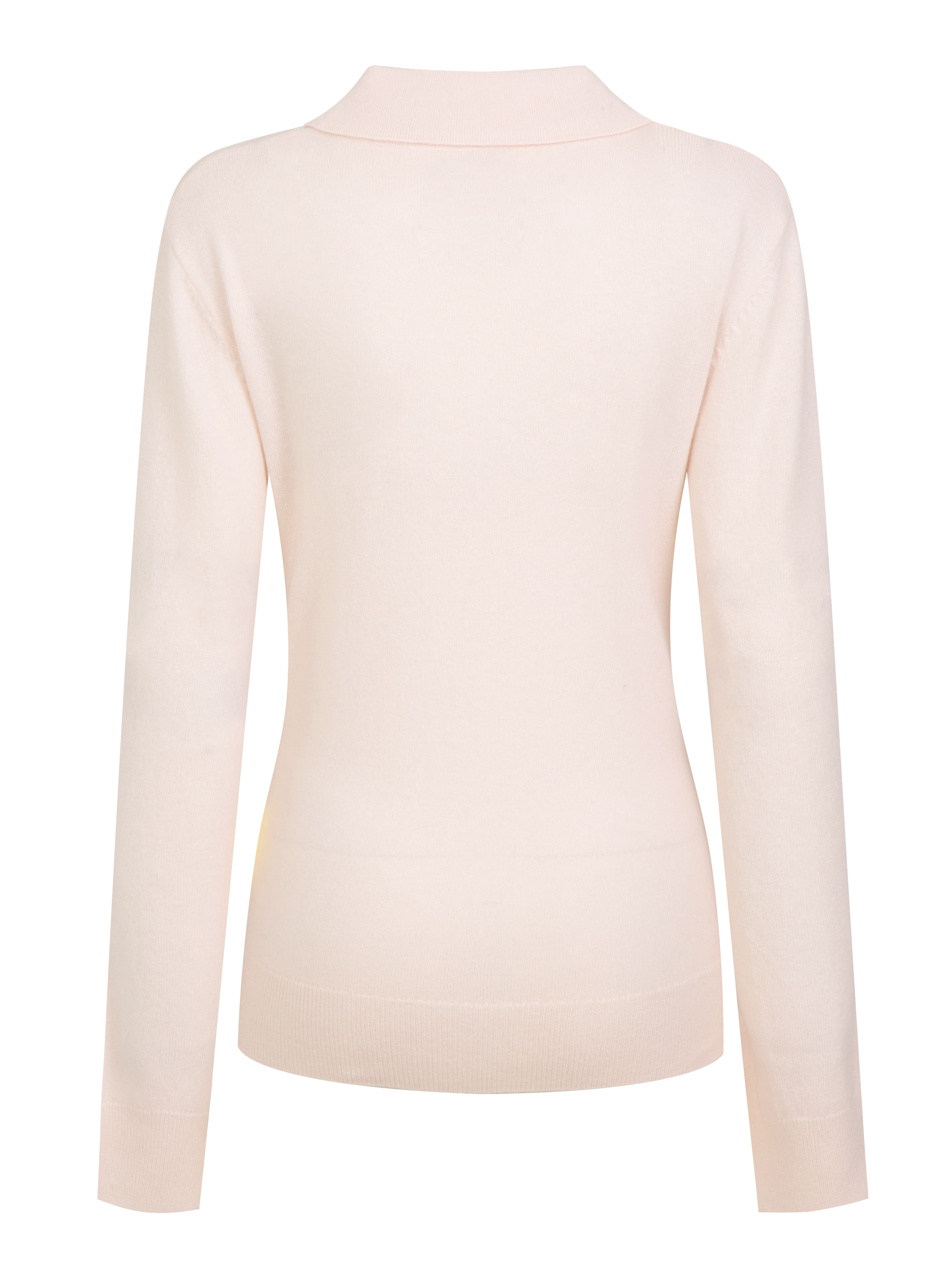 Lindesnes Knitted Long Sleeve Top Pastel White