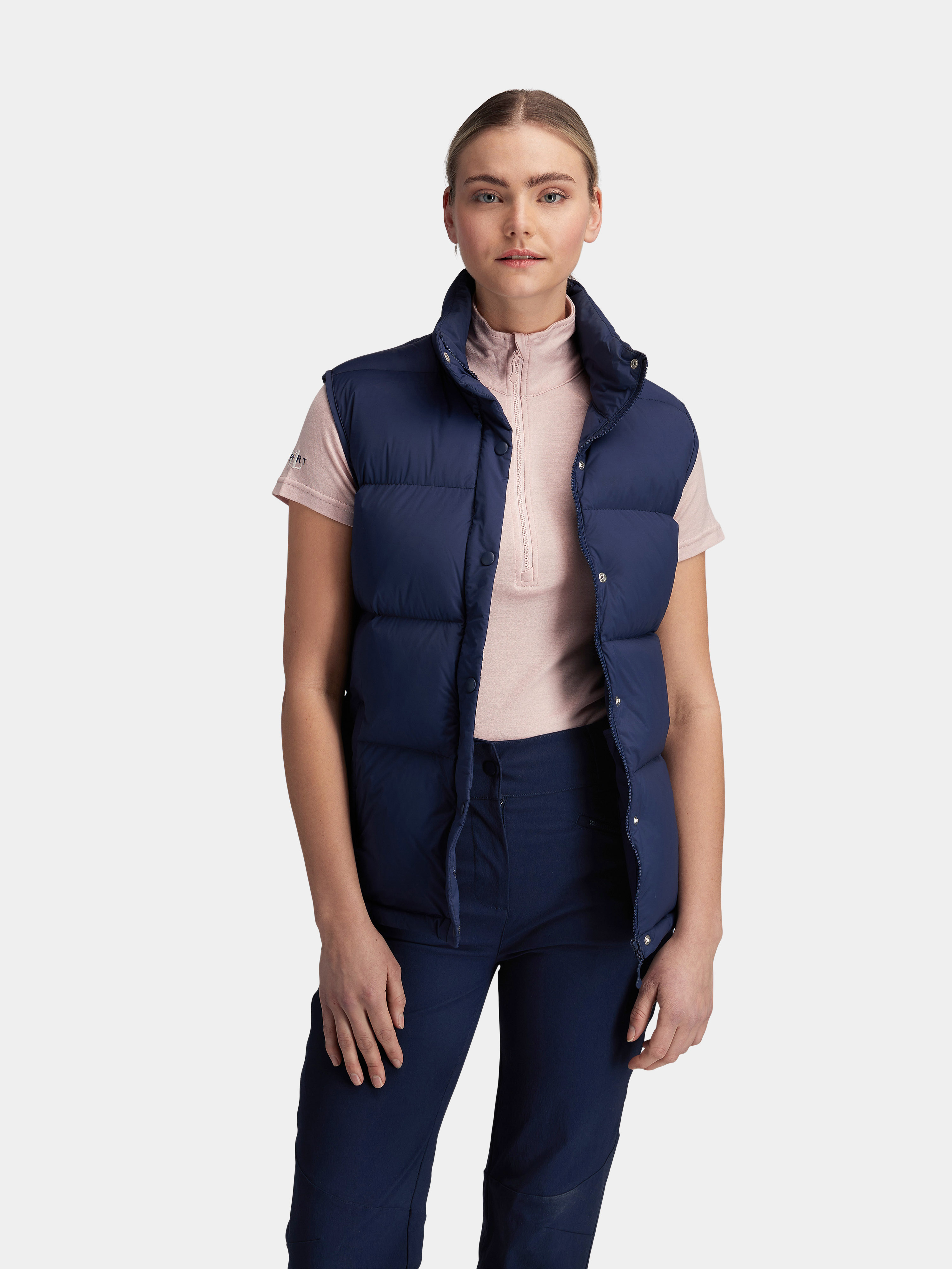 Lindesnes Down Vest Blue Ink