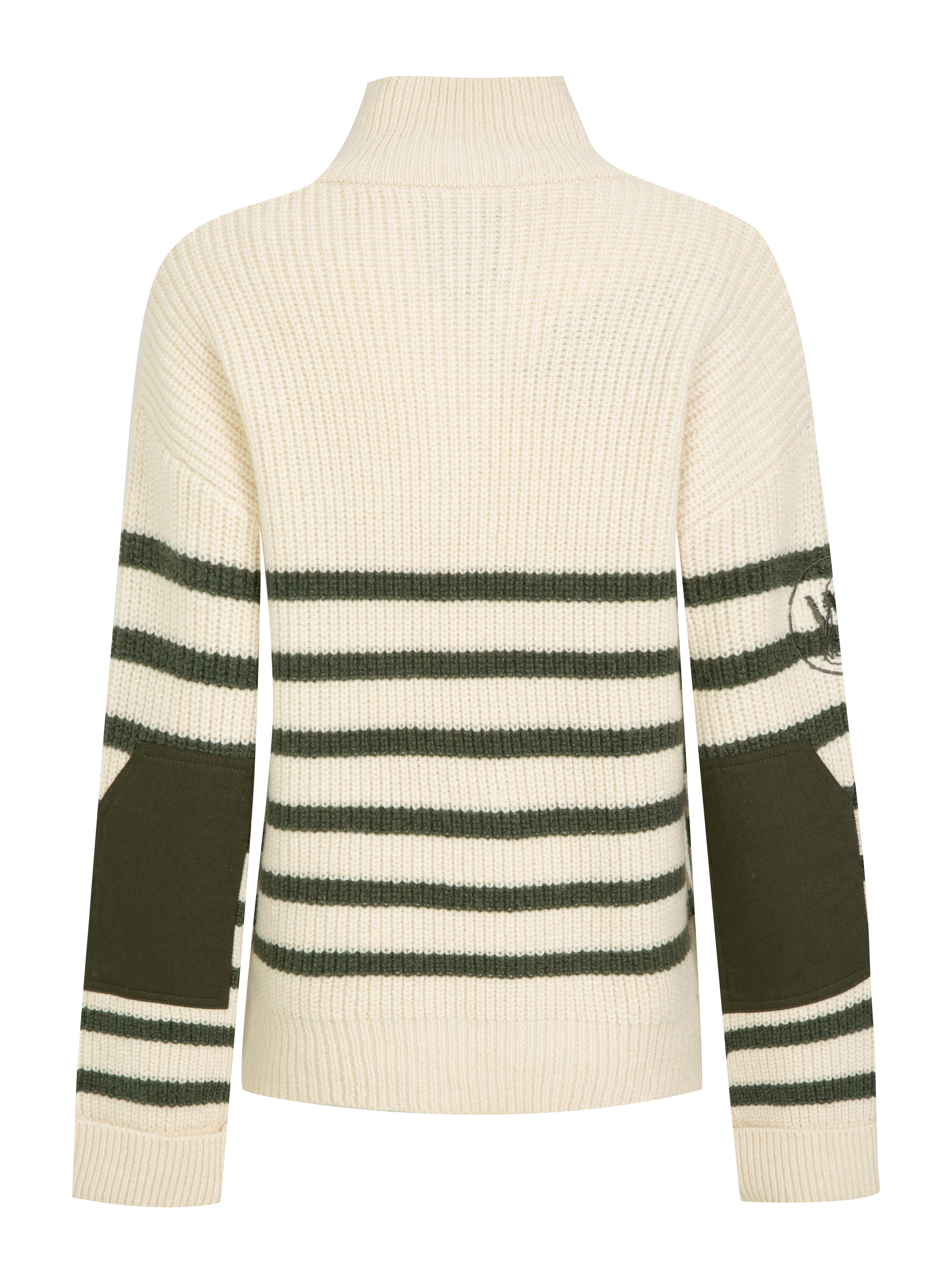 Lomseggen Knitted Sweater White Swan
