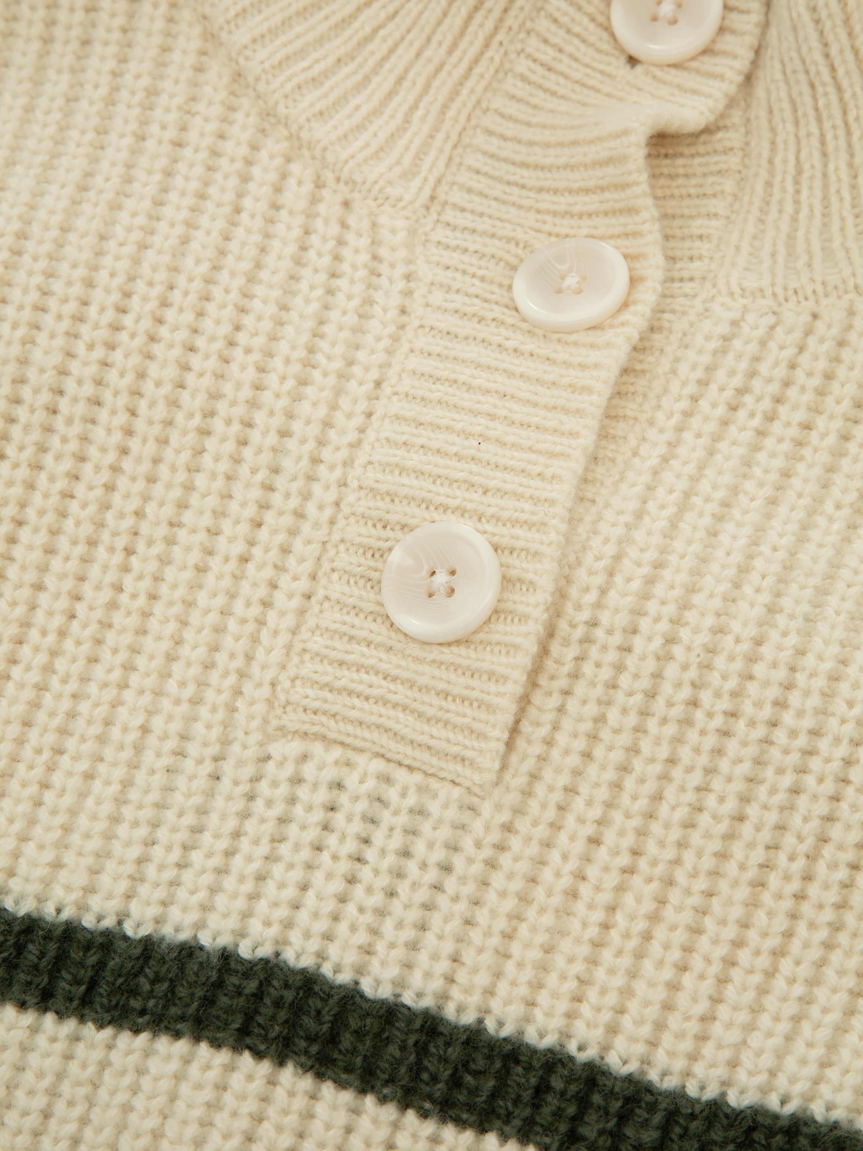 Lomseggen Knitted Sweater White Swan