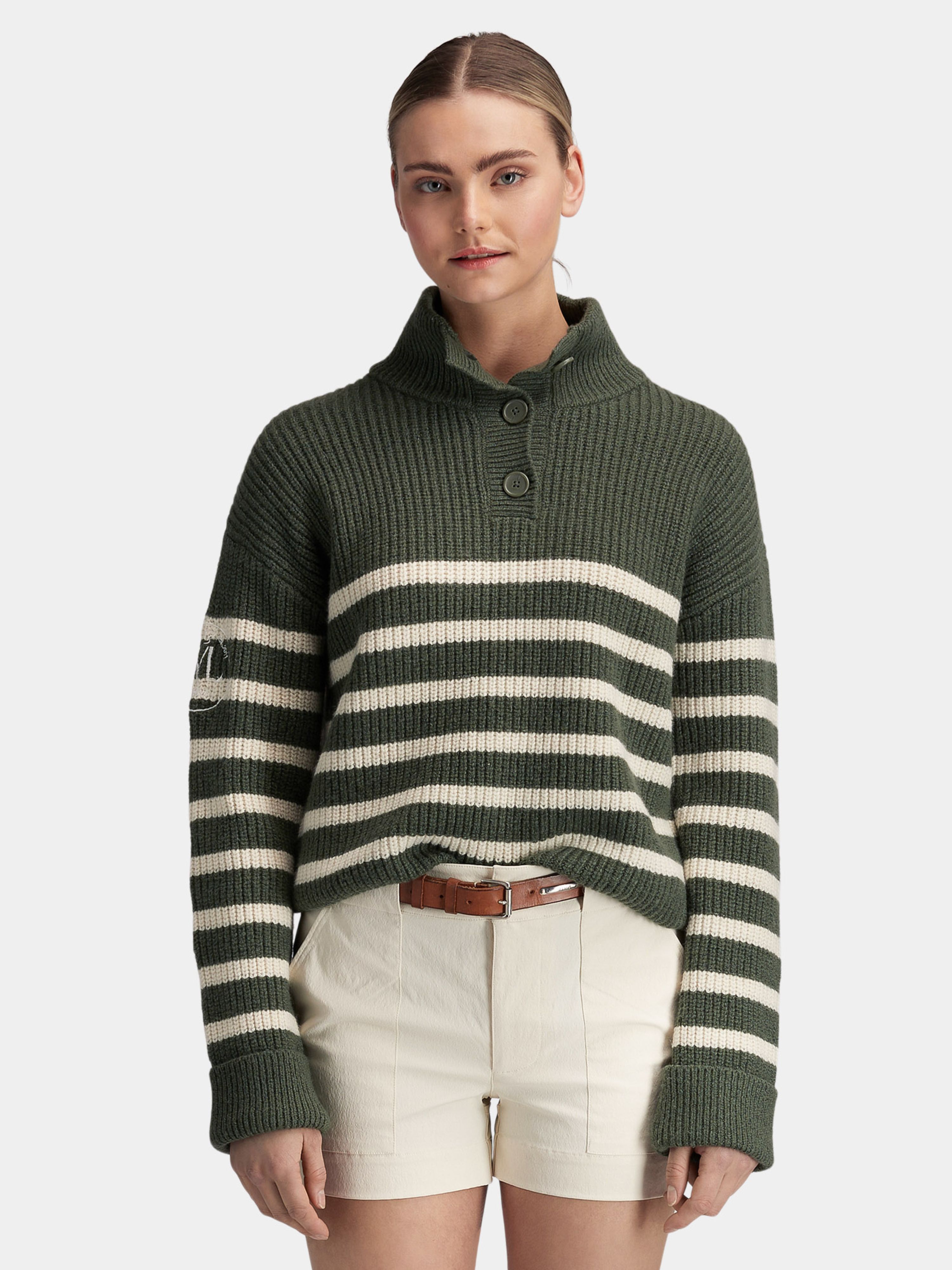 Lomseggen Knitted Sweater Thyme