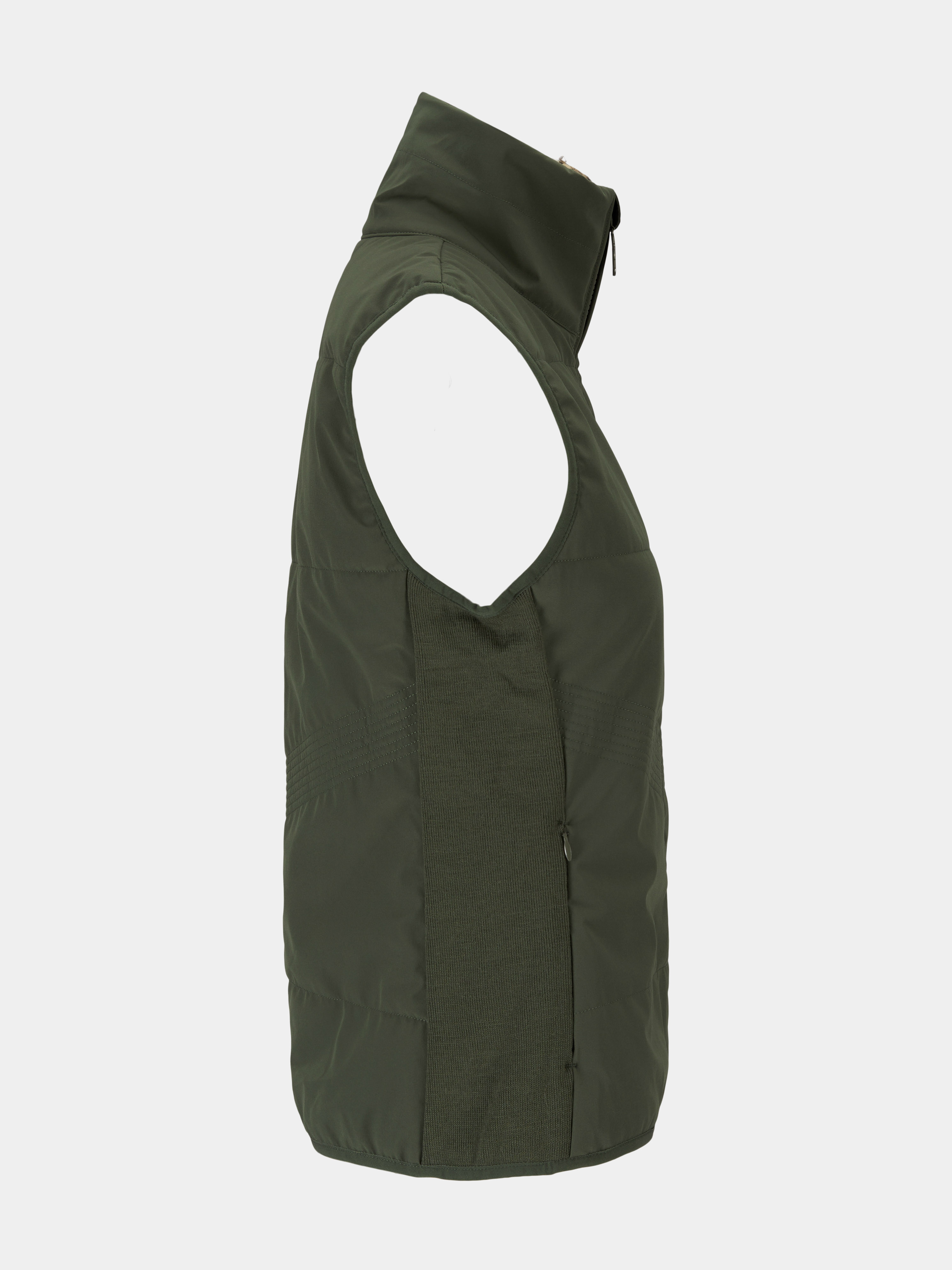 Rena Vest With Wool Padding Thyme