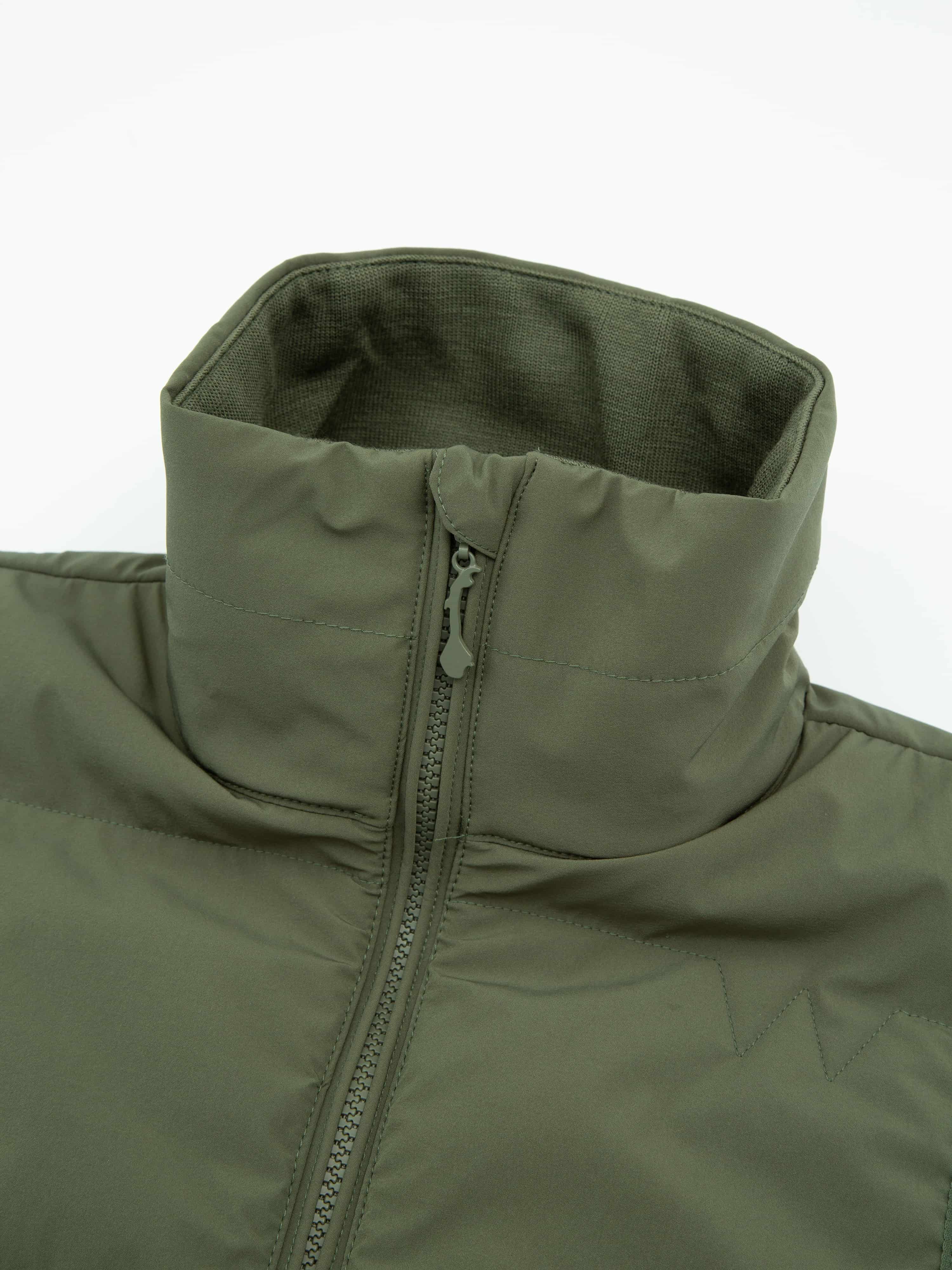 Rena Vest With Wool Padding Thyme