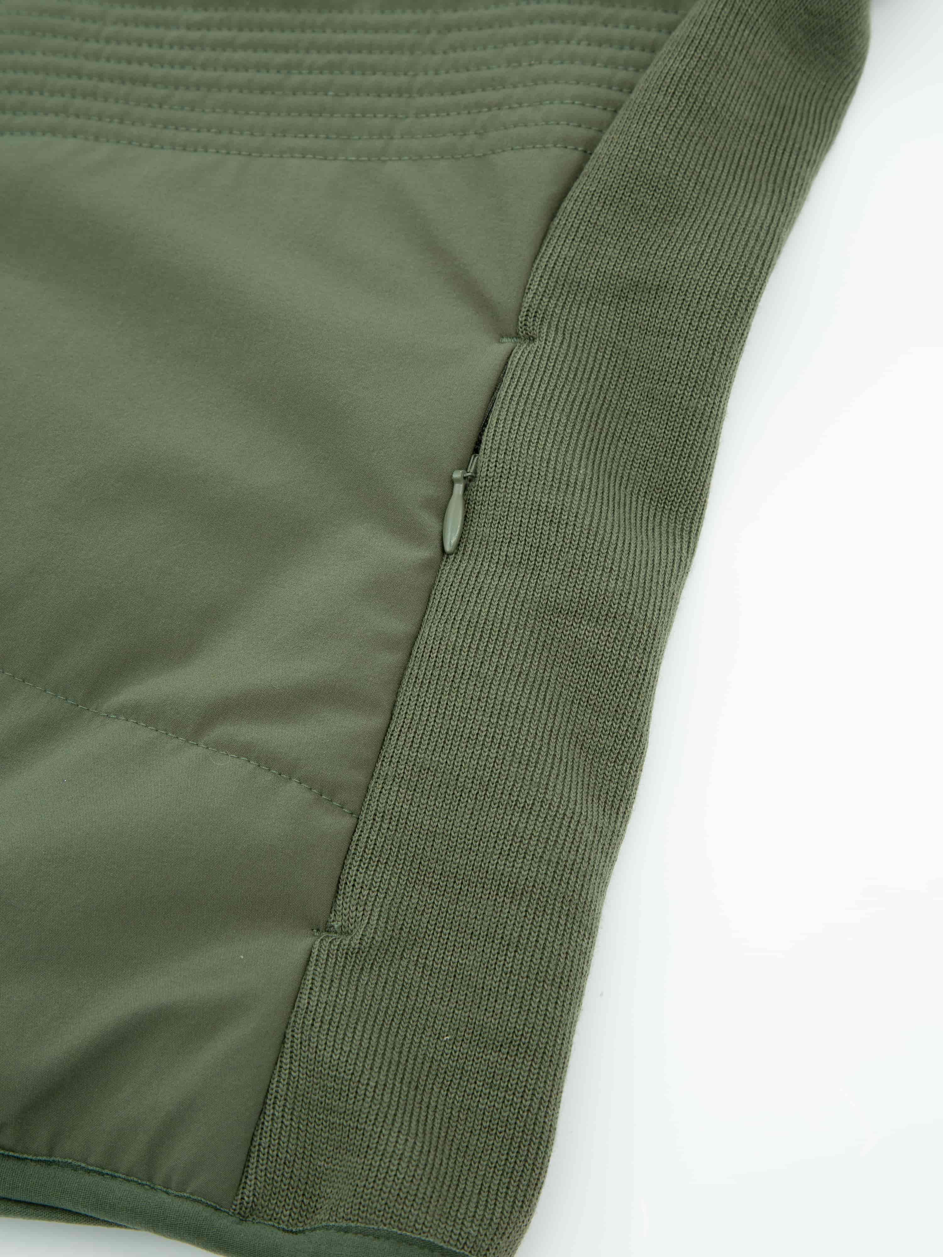 Rena Vest With Wool Padding Thyme