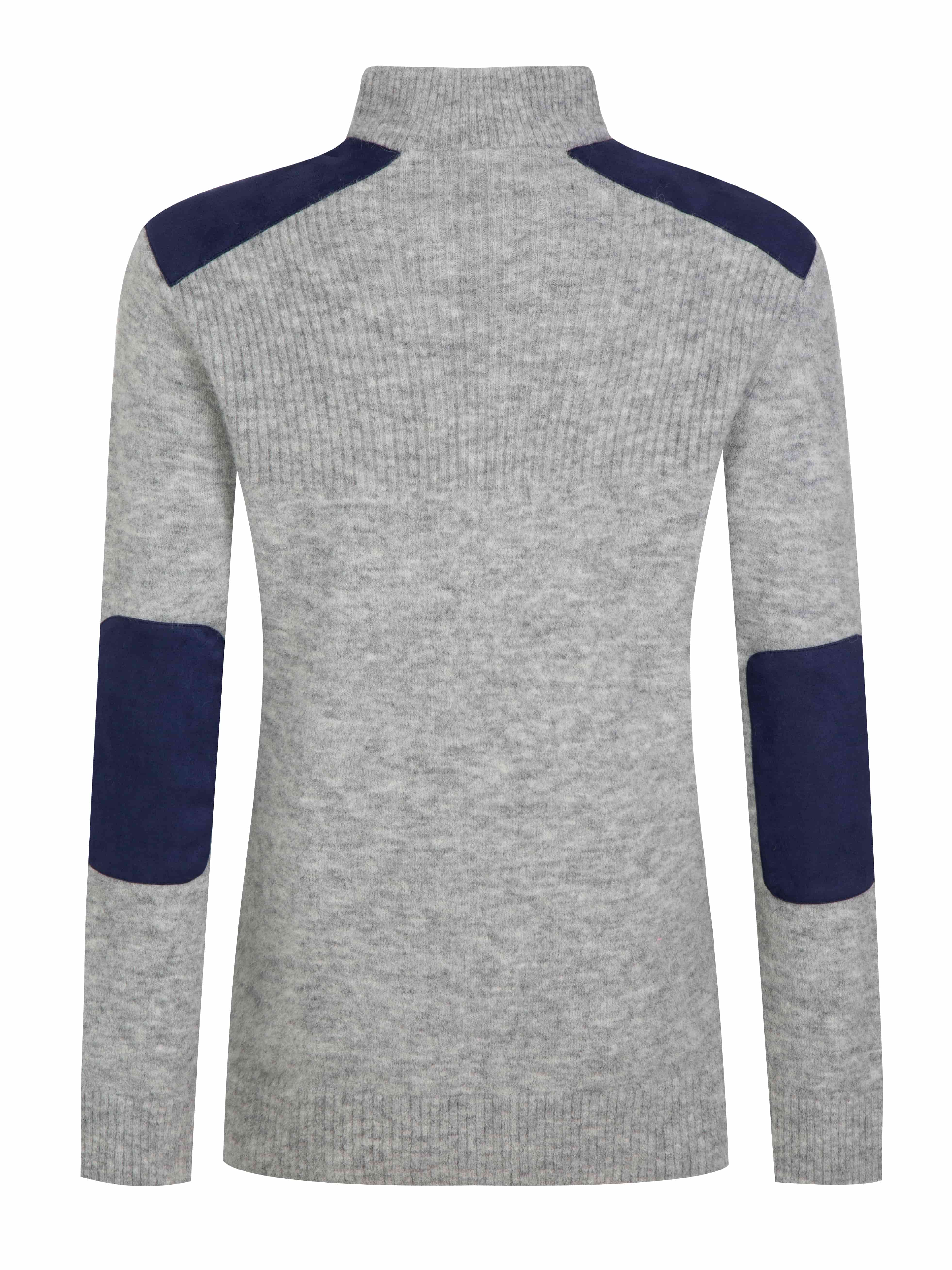 Loen Alpaca Knit Sweater Grey Melange