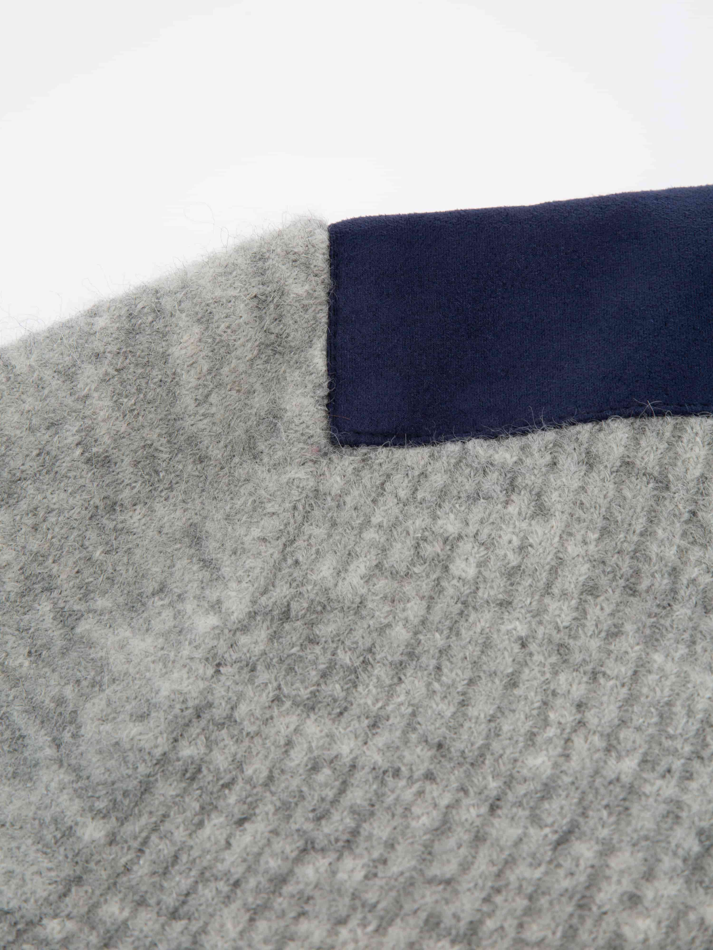 Loen Alpaca Knit Sweater Grey Melange