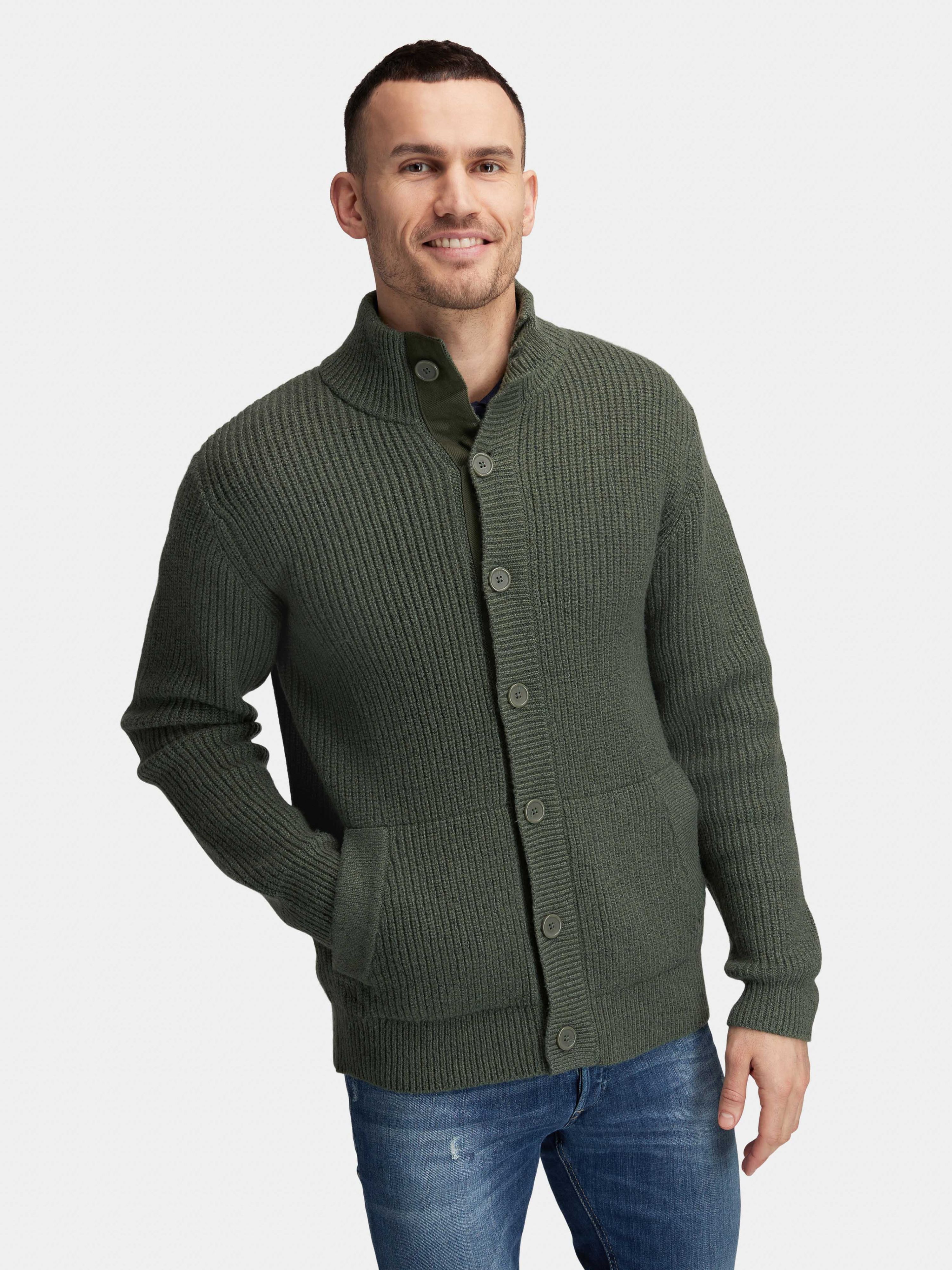 Lomseggen Knitted Jacket Thyme