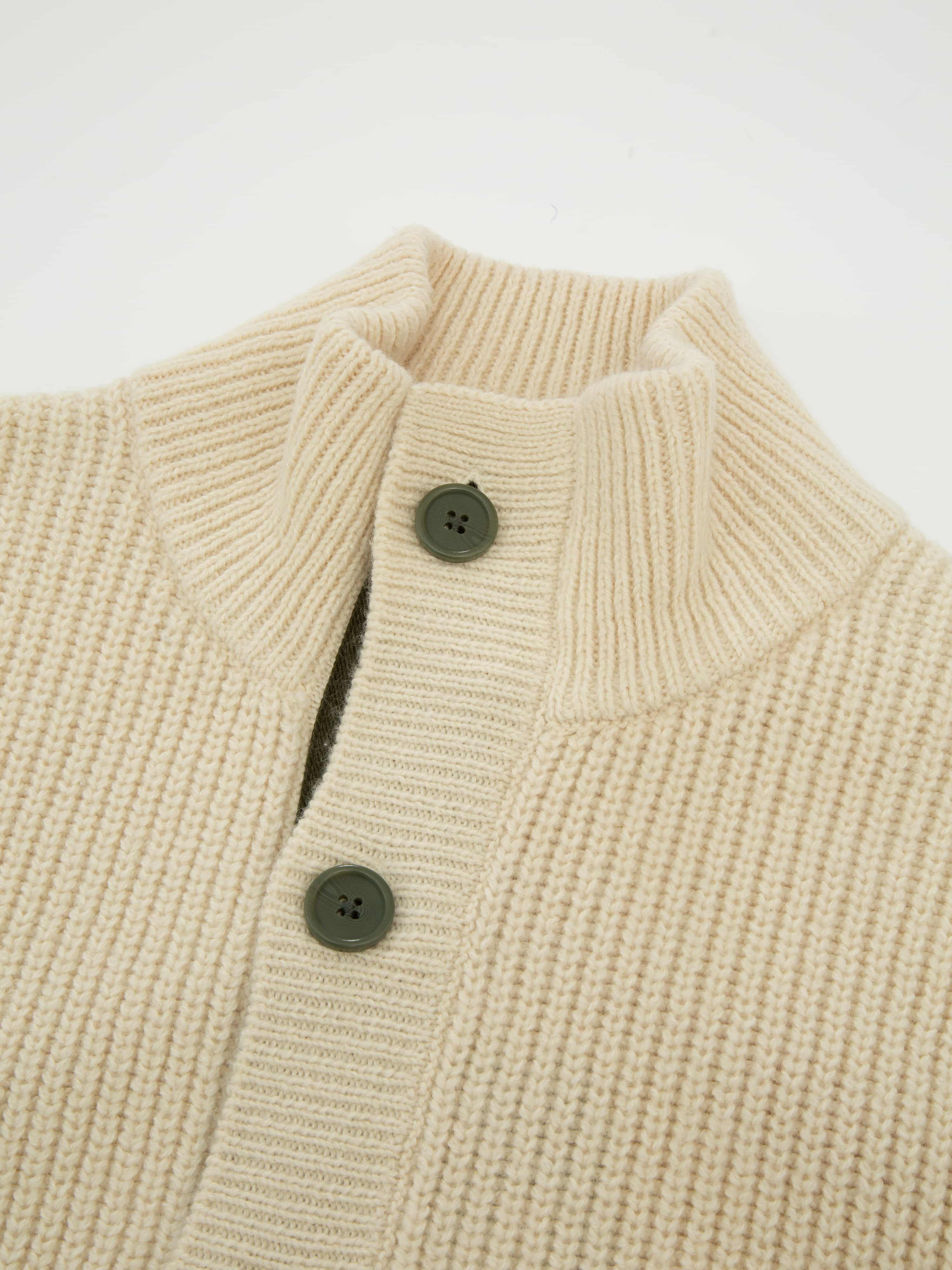 Lomseggen Knitted Jacket White Swan