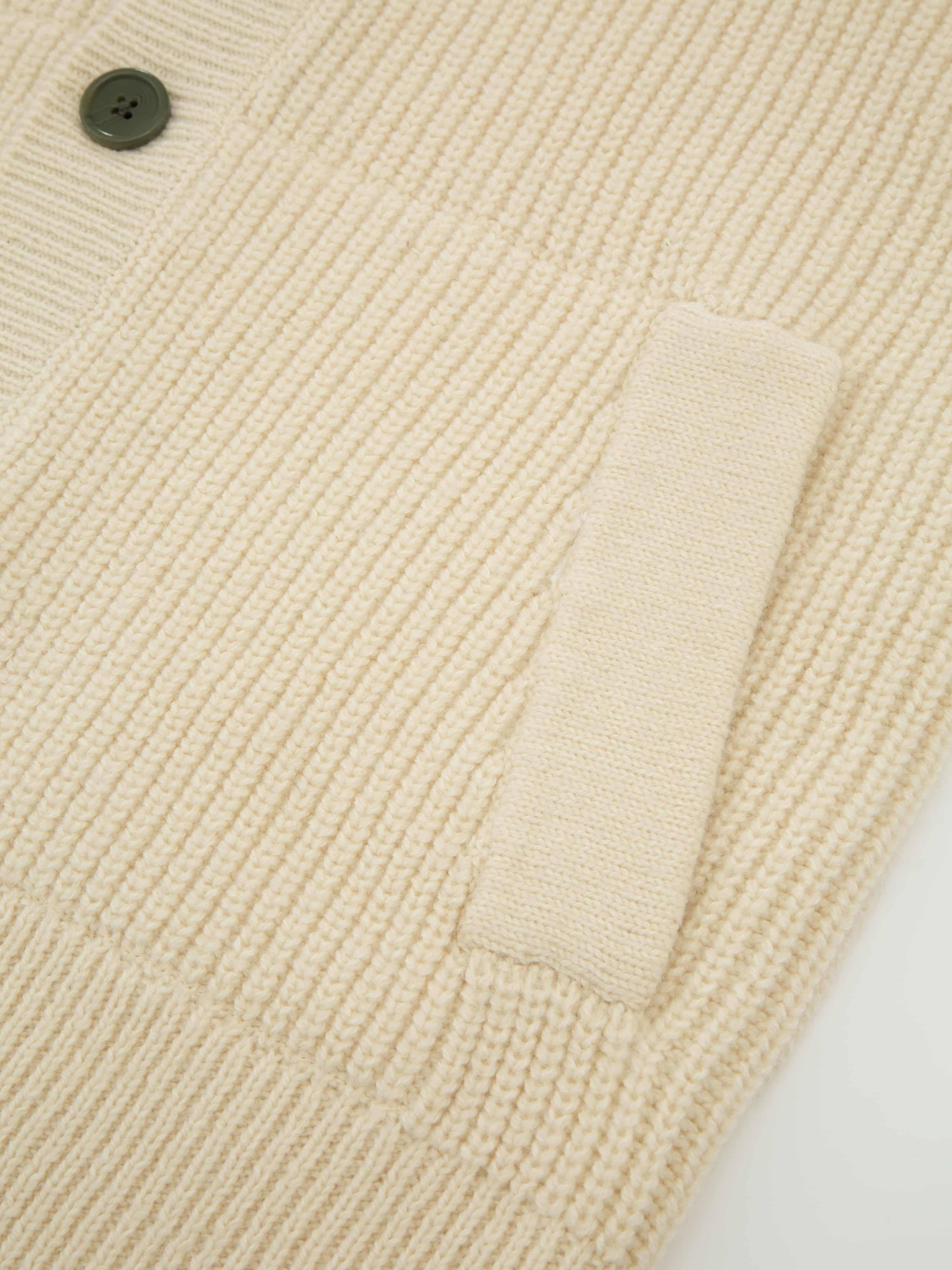 Lomseggen Knitted Jacket White Swan