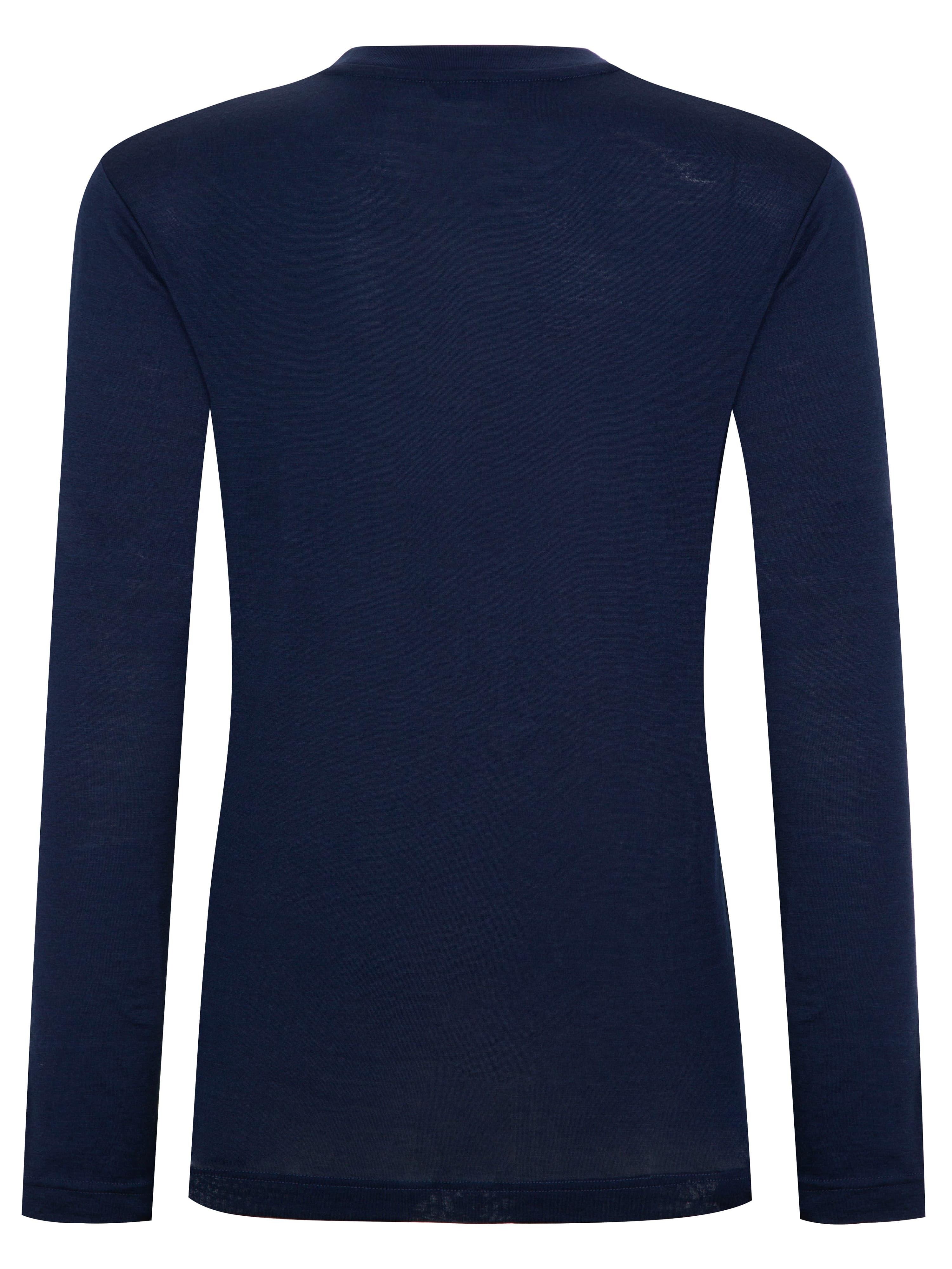Skorve Long Sleeve Top  Blue Ink