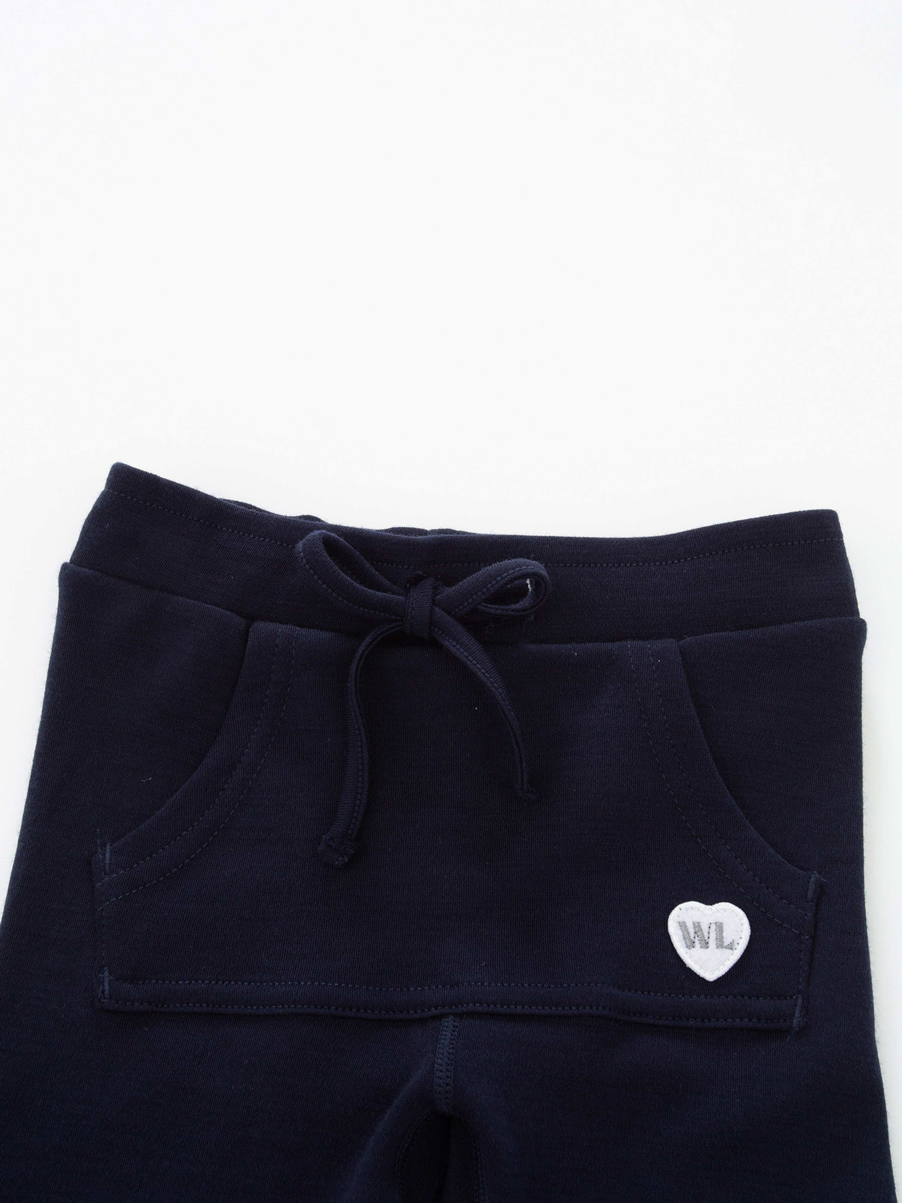 Bergen baby girl pants Blue Ink