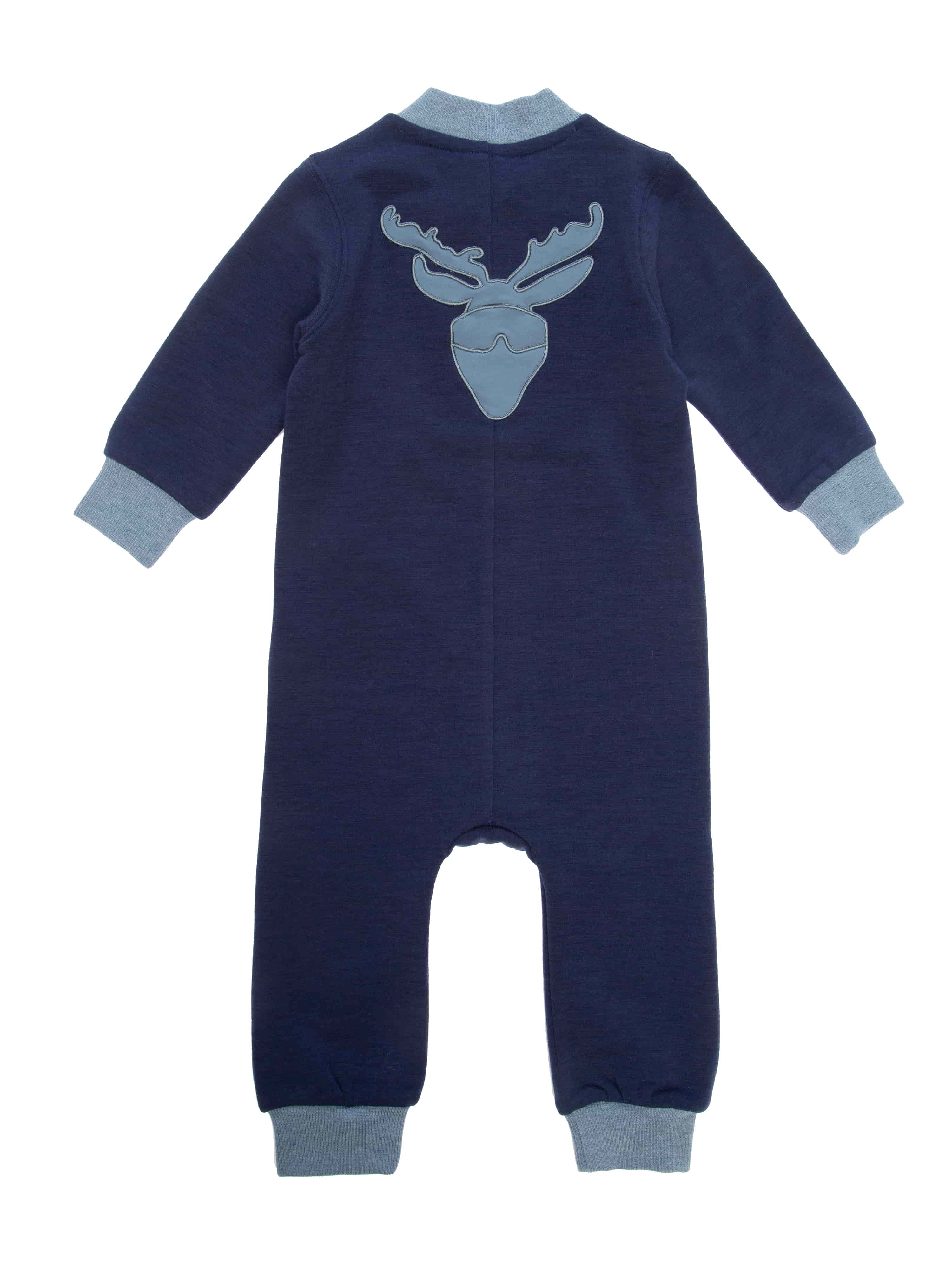 Bergen Wool Overall  Blue Ink
