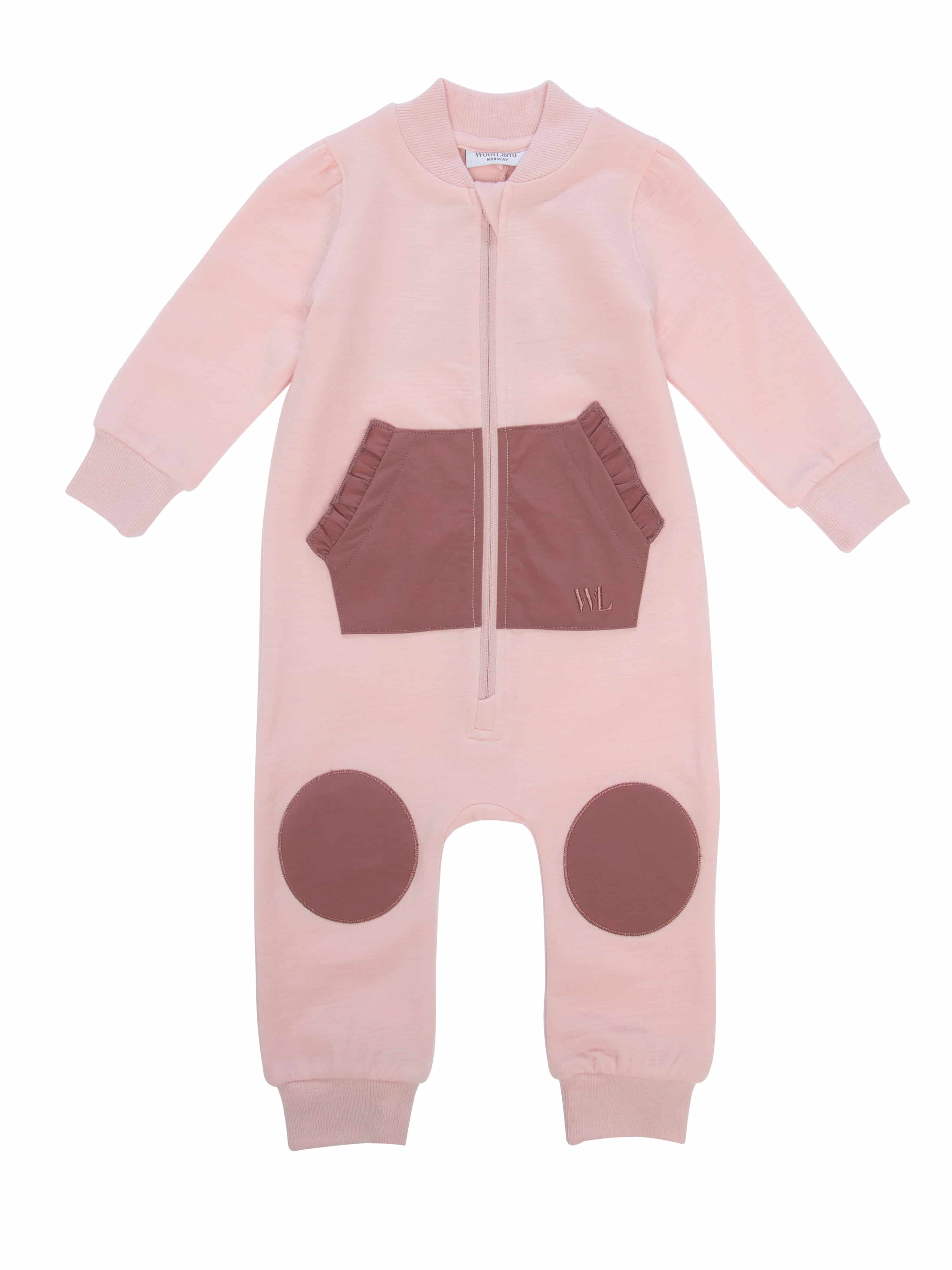 Bergen Wool Overall Old Pink