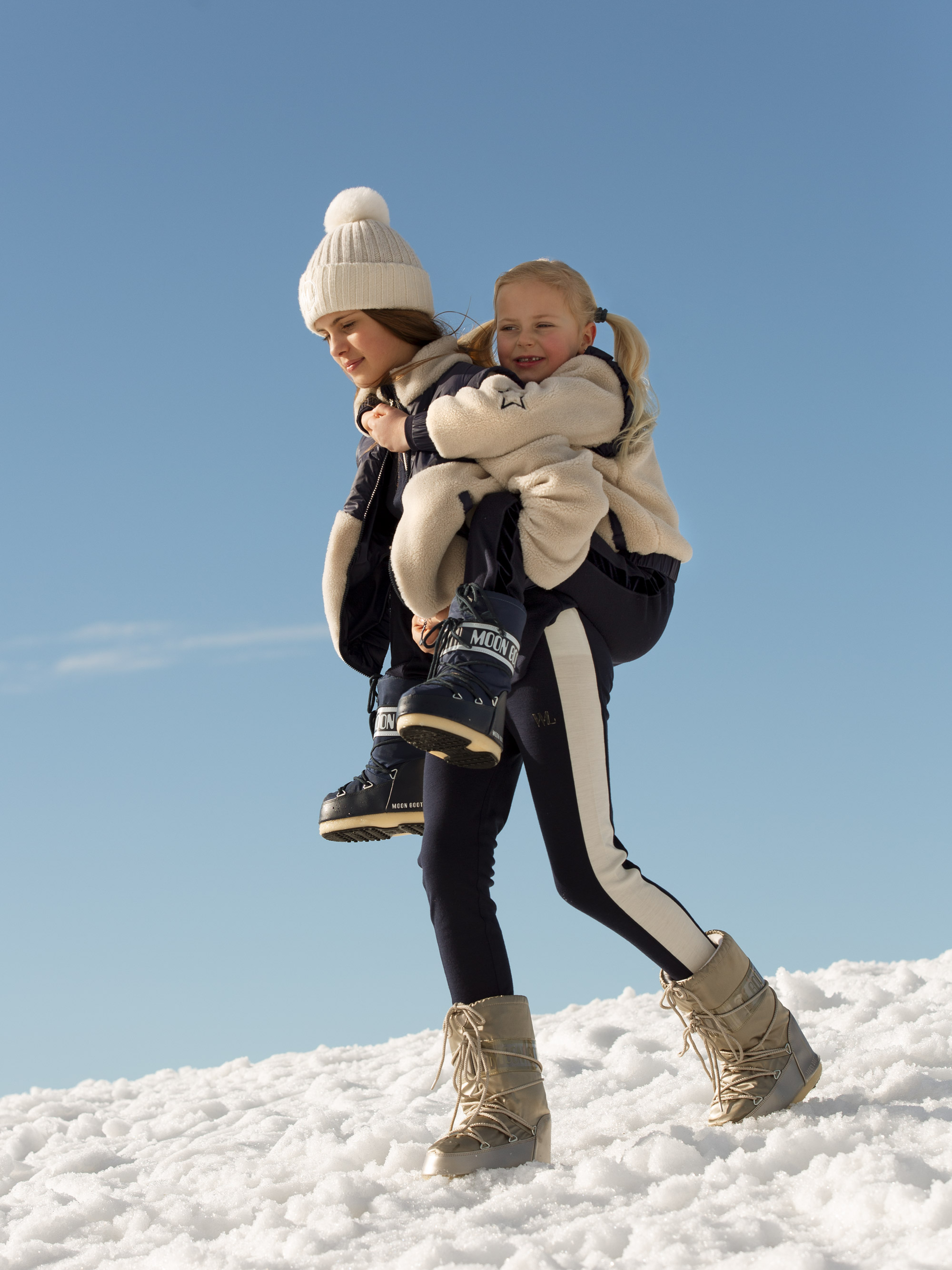 Ål Tights Kids Blue Ink