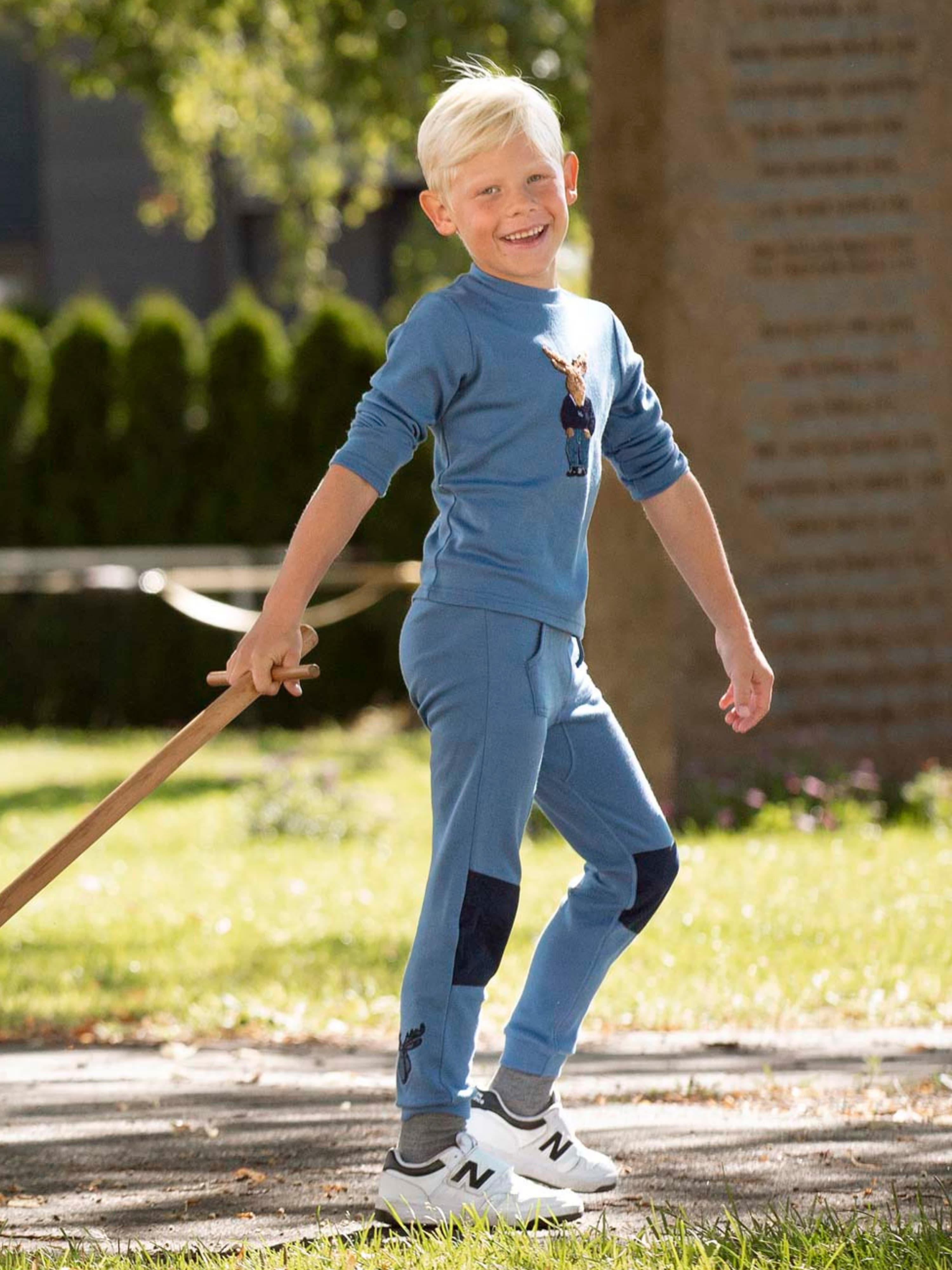 Bergen Merino Pants Berry Blue