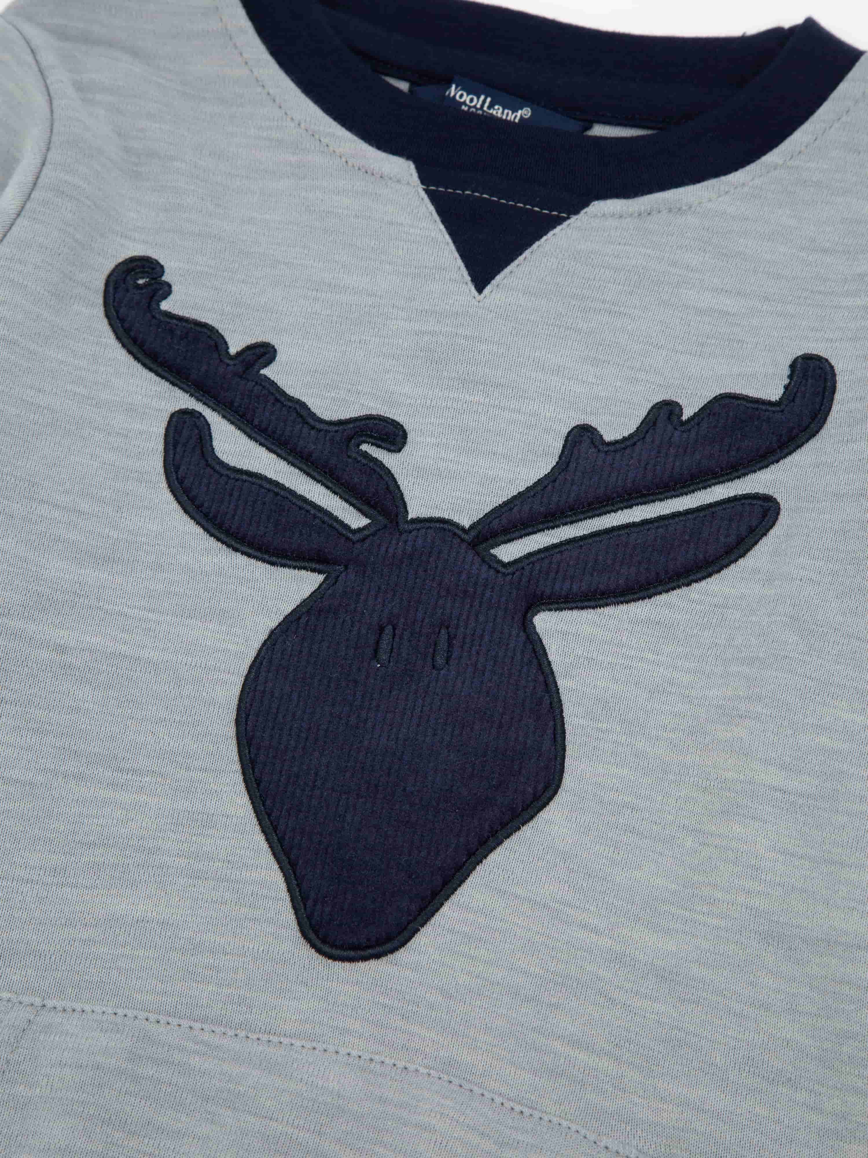 Bergen Merino Top Grey Melange