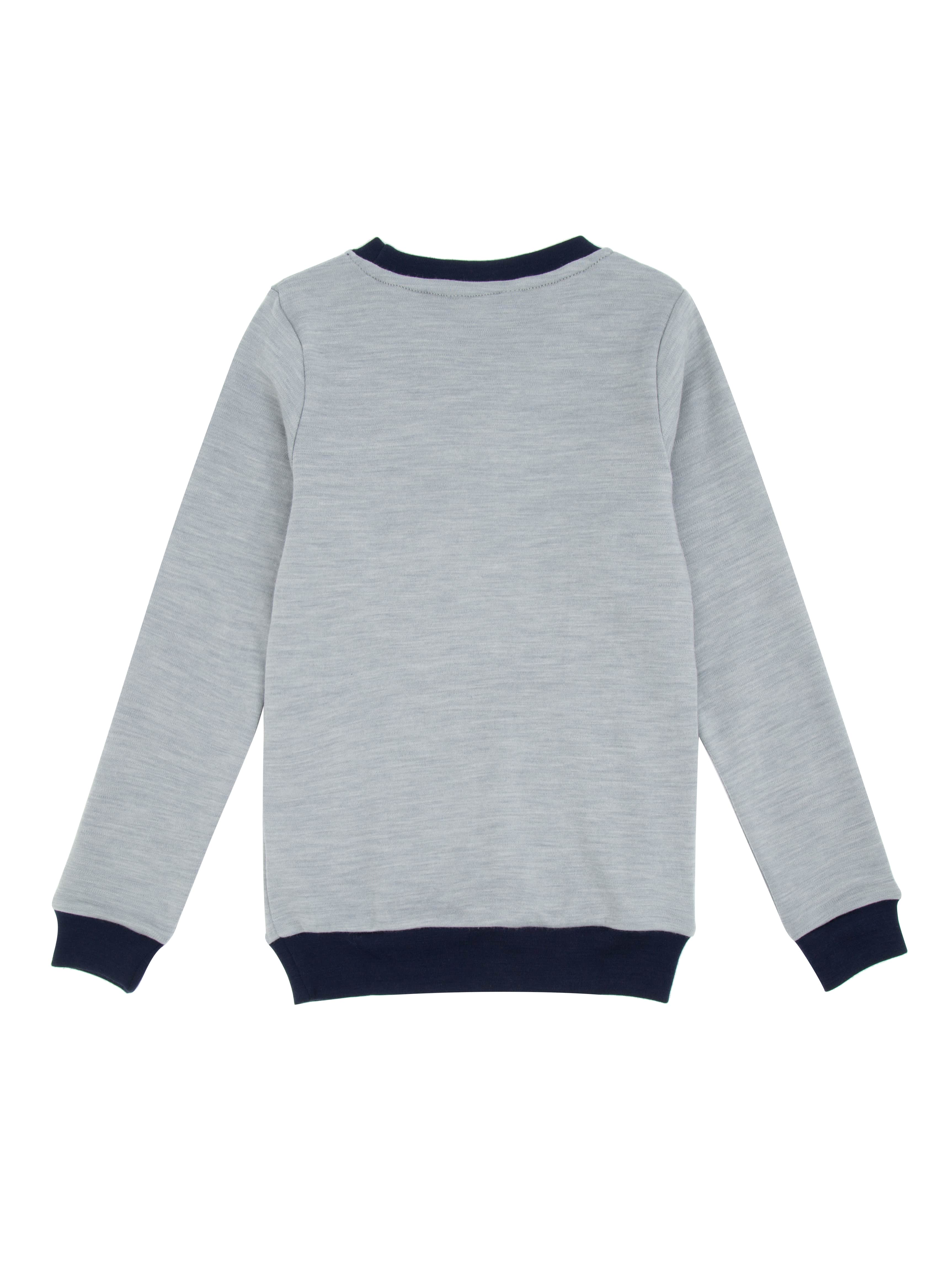 Bergen Merino Top Grey Melange