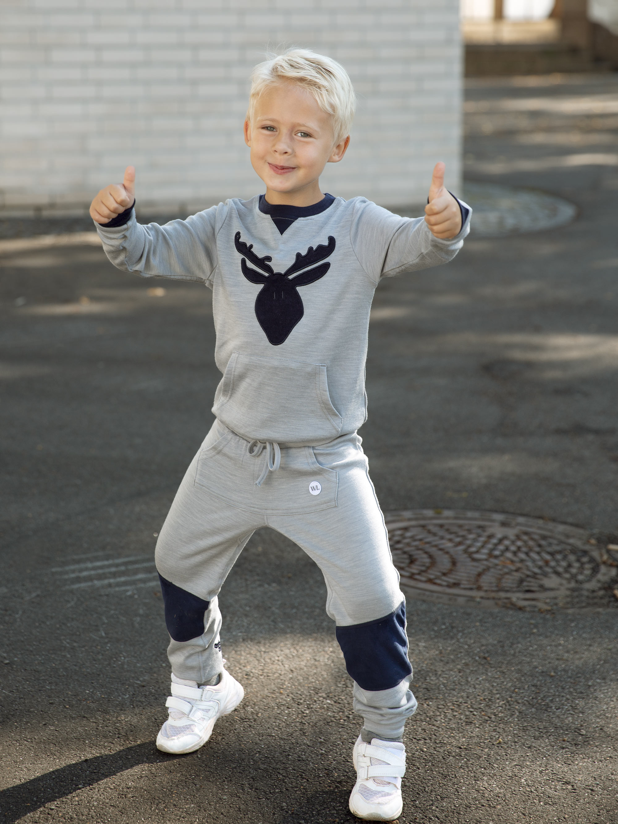 Bergen Merino Top Grey Melange