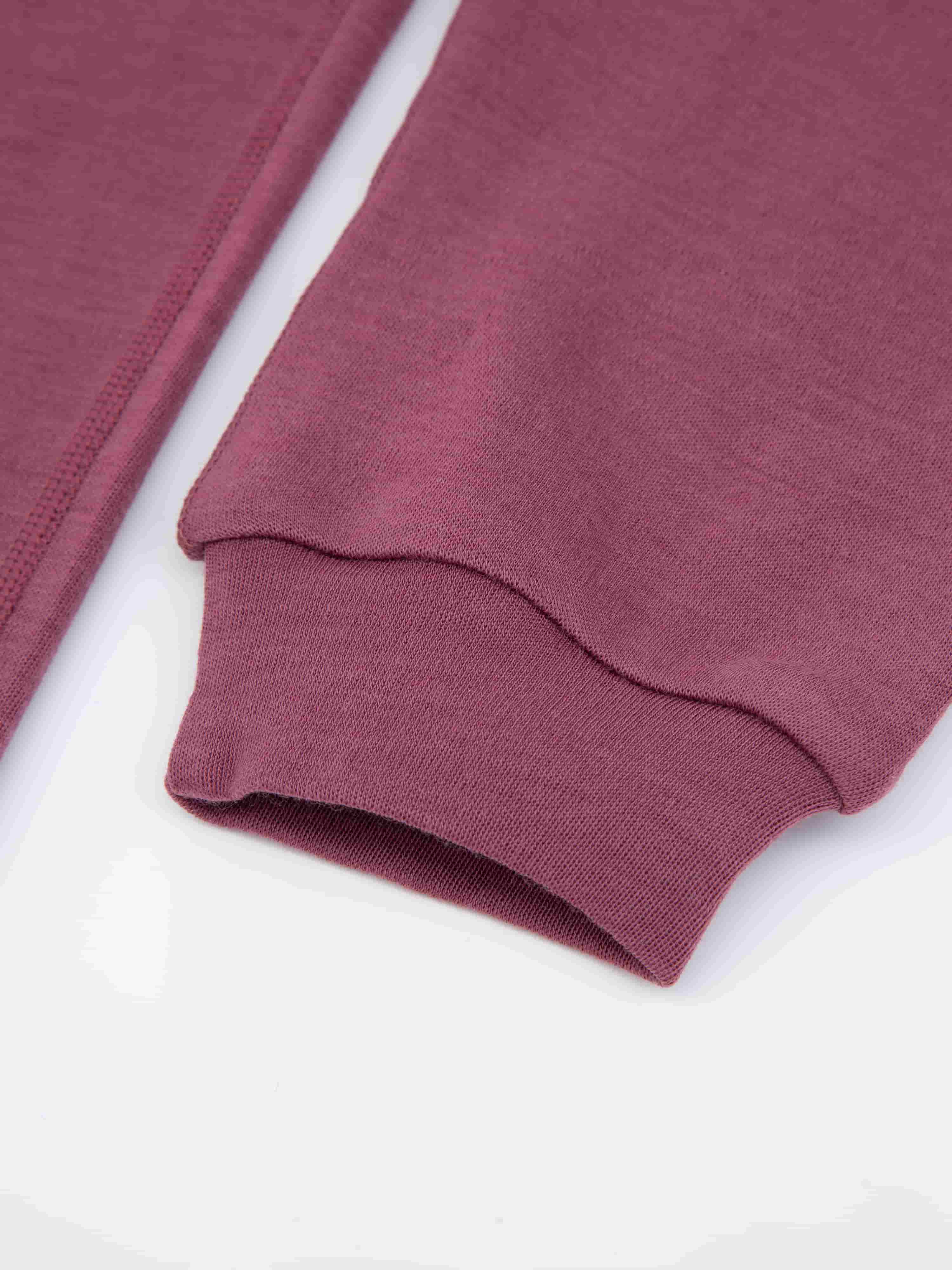 Bergen Merino Pants Dark Blush