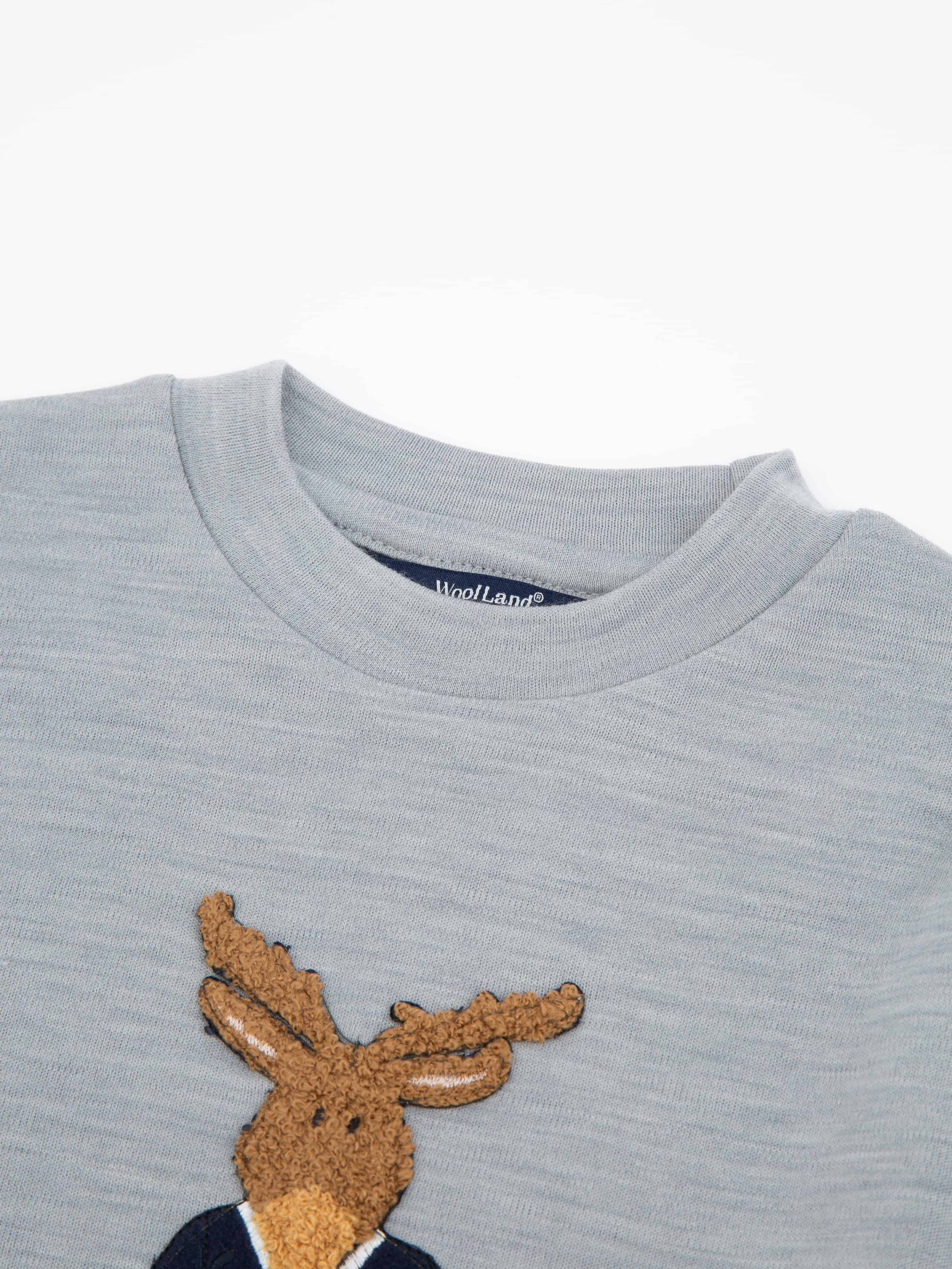 Harpefossen Merino Sweater Grey Melange