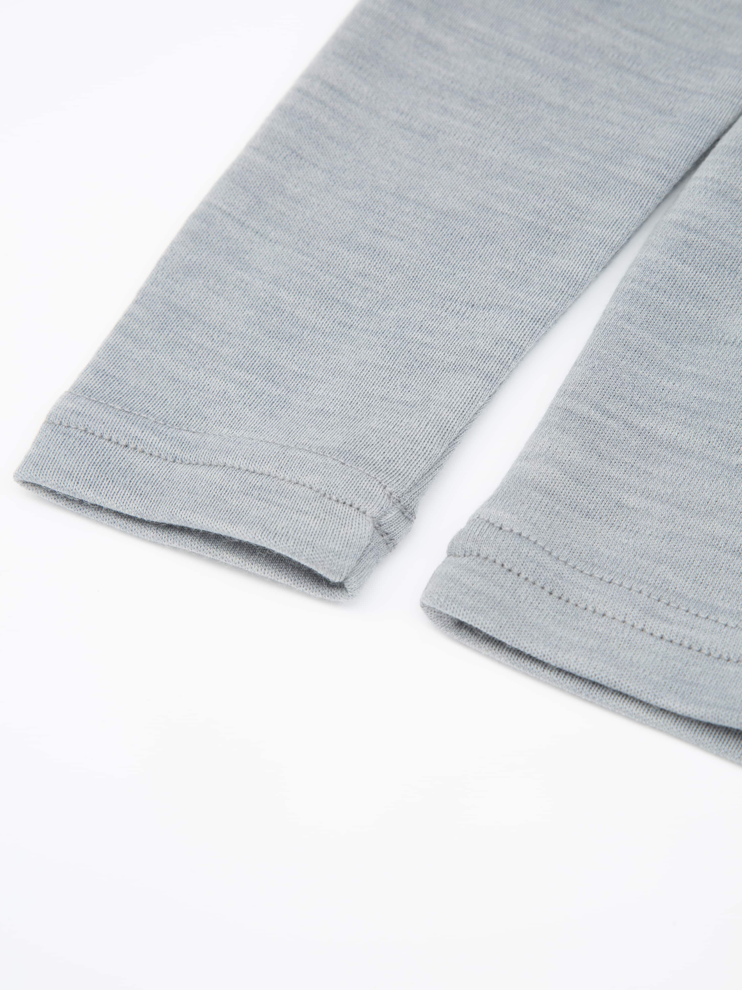 Harpefossen Merino Sweater Grey Melange