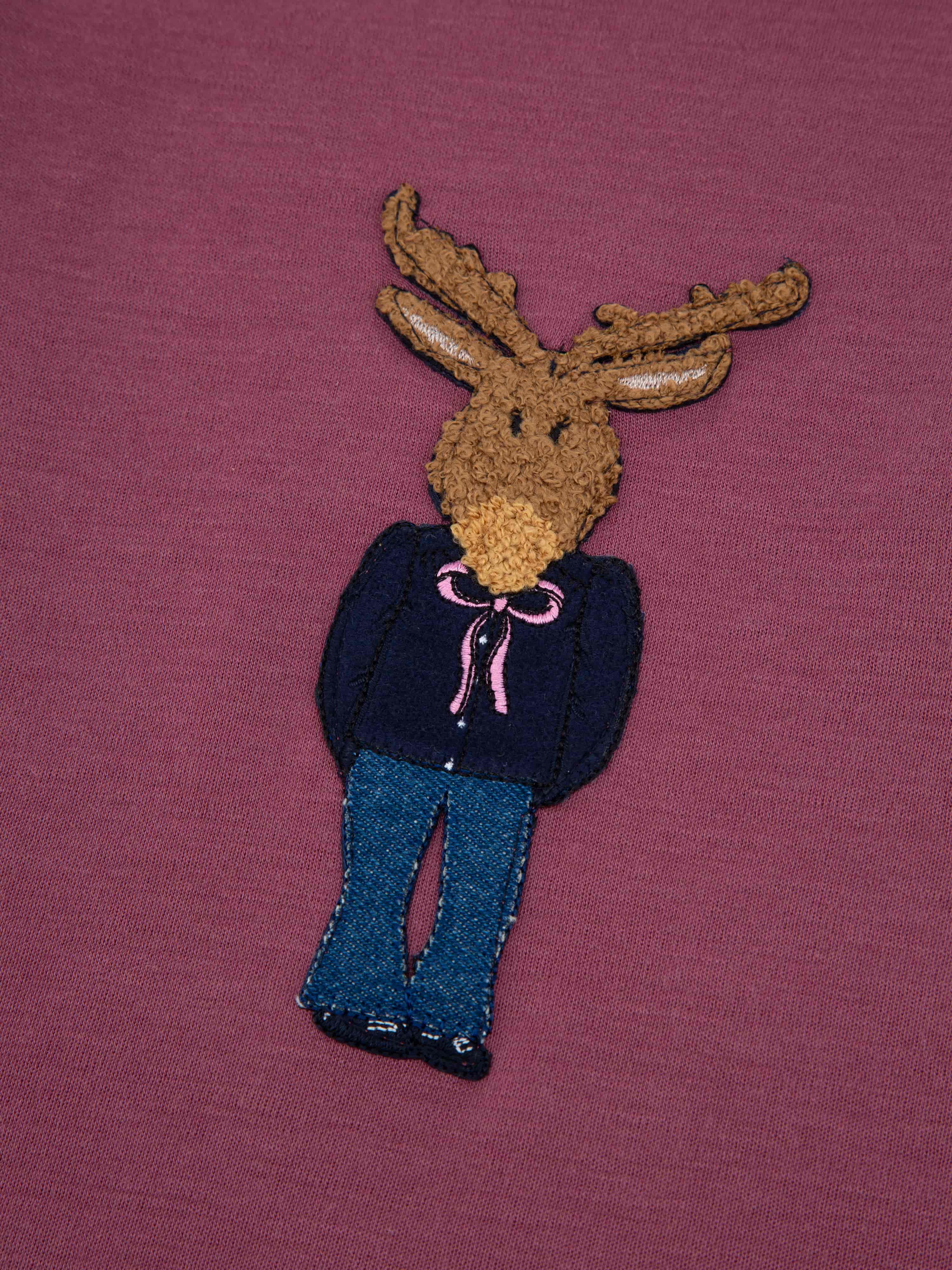 Harpefossen Merino Sweater Dark Blush