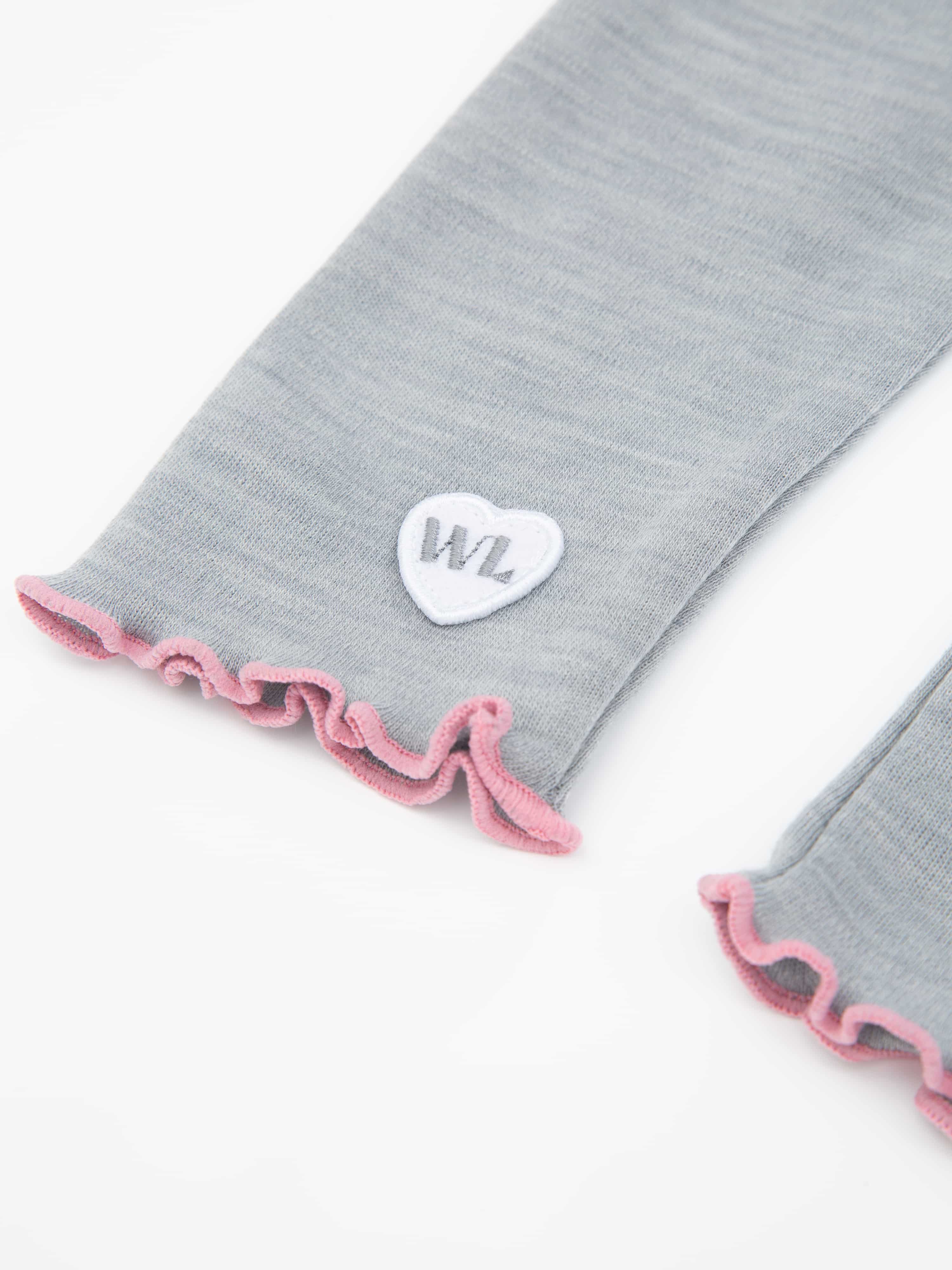 Harpefossen Merino Sweater Grey Melange