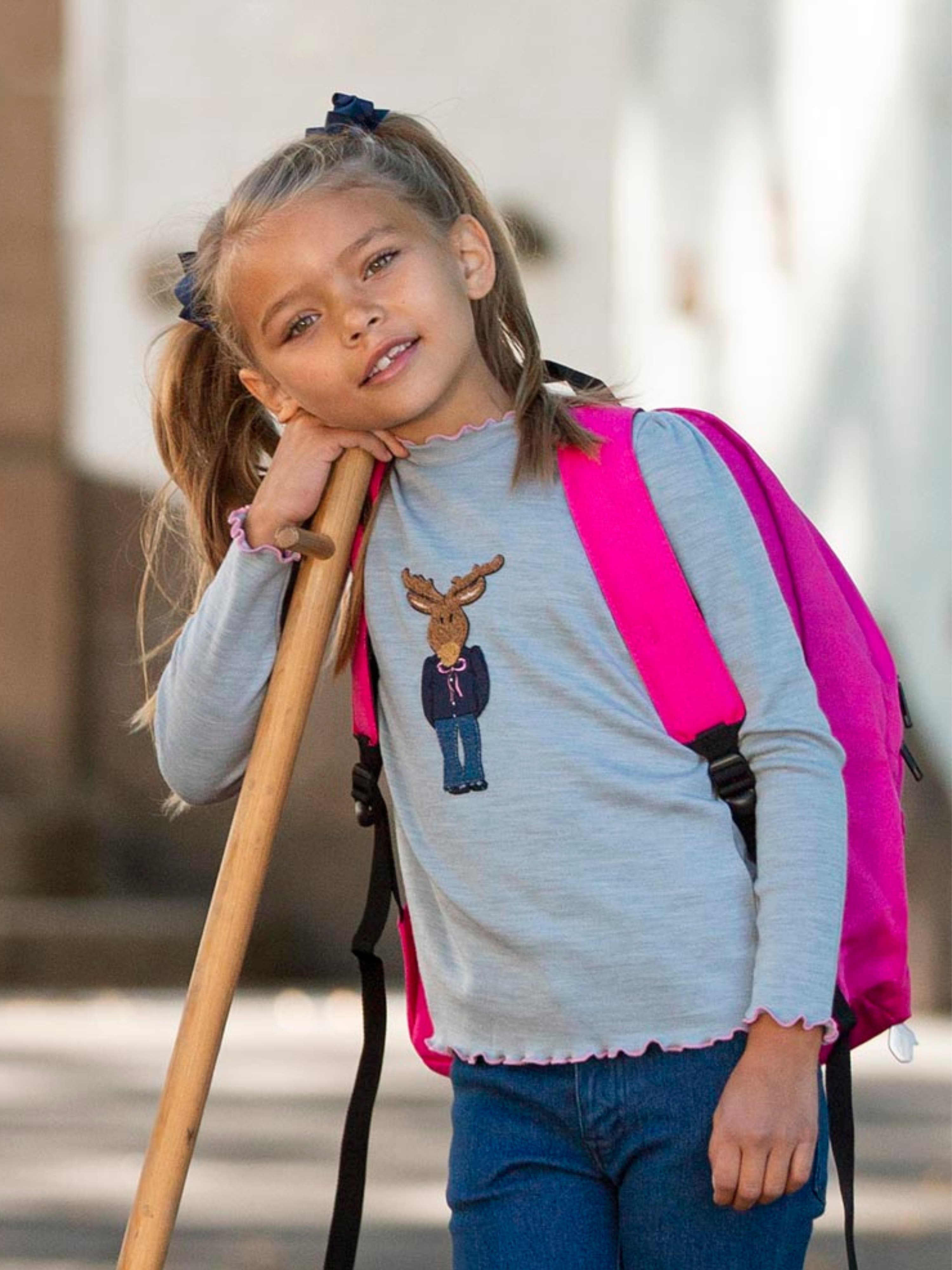 Harpefossen Merino Sweater Grey Melange