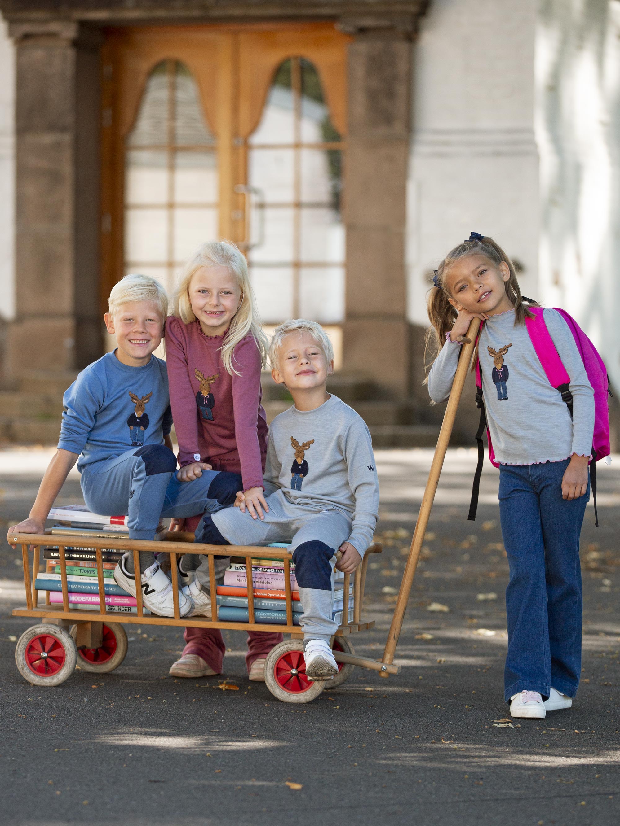 Harpefossen Merino Sweater Dark Blush