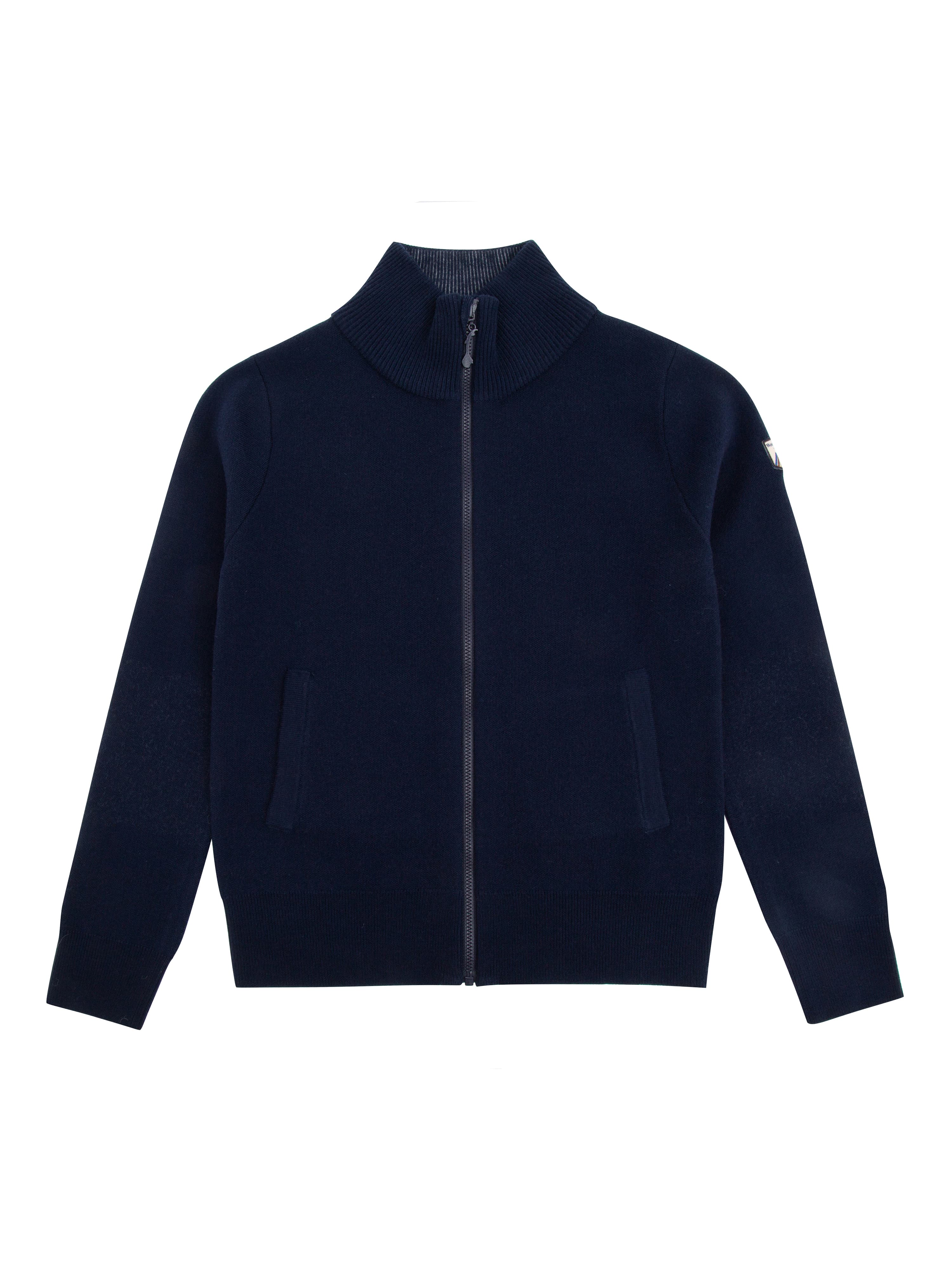 Hemsedal Knitted Merino Jacket Dark Blue