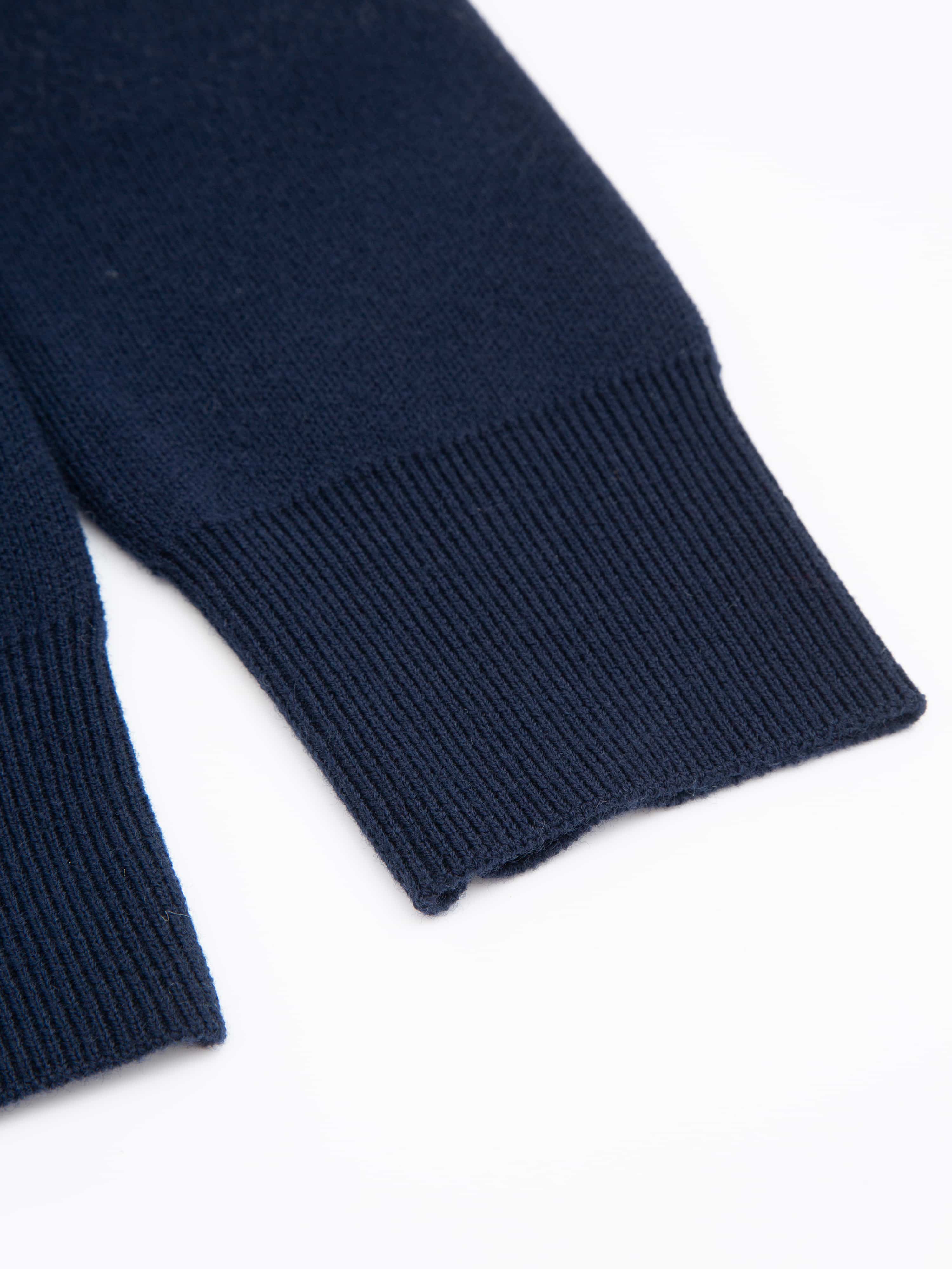Hemsedal Knitted Merino Jacket Dark Blue